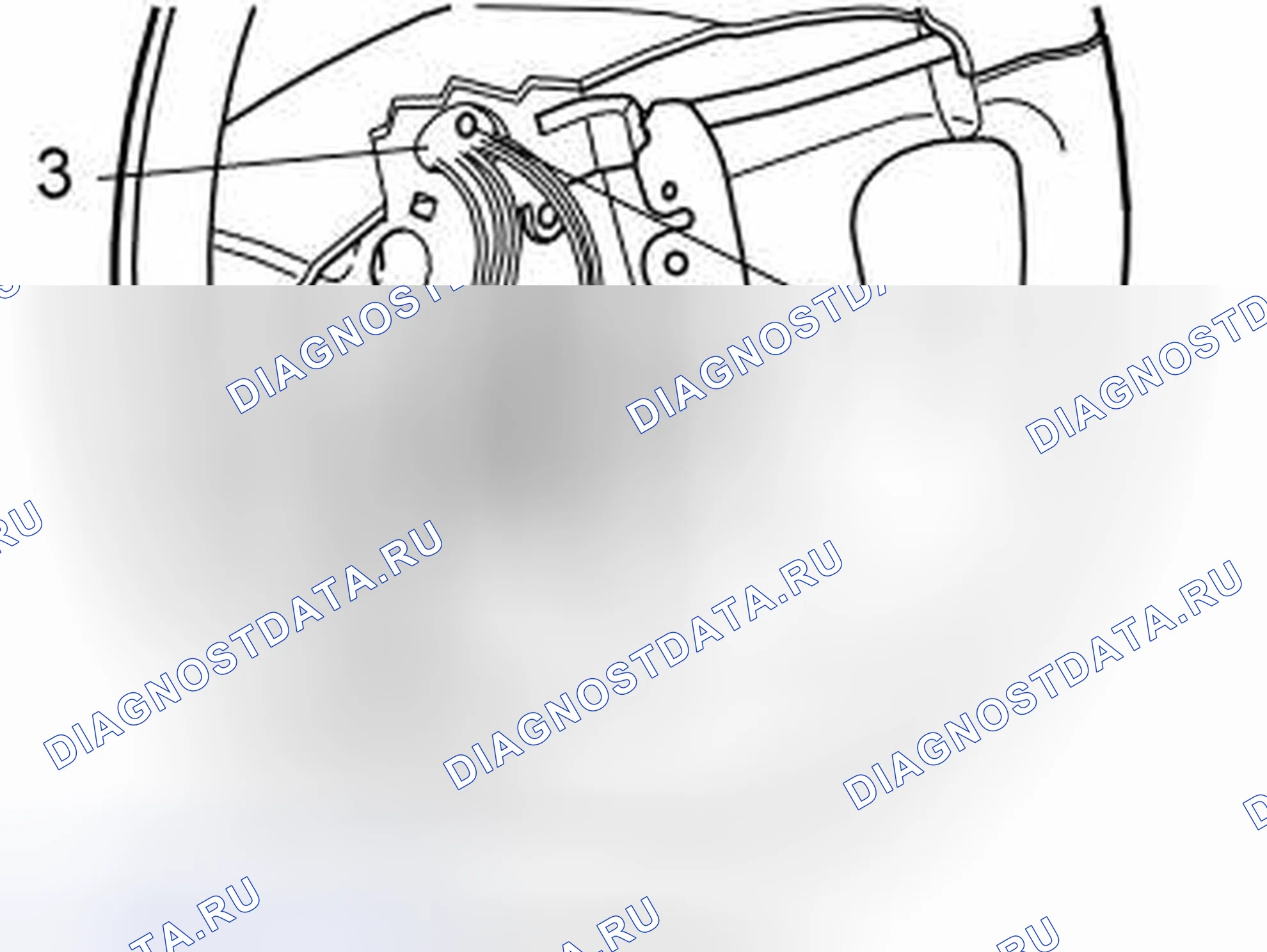 Рис. 164: Вытягивание проводки. Volvo V70 II рестайлинг