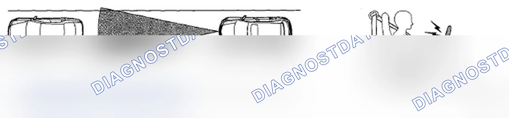 Рис. 45: Работа CMBS и E-pretensioner. Acura MDX II рестайлинг