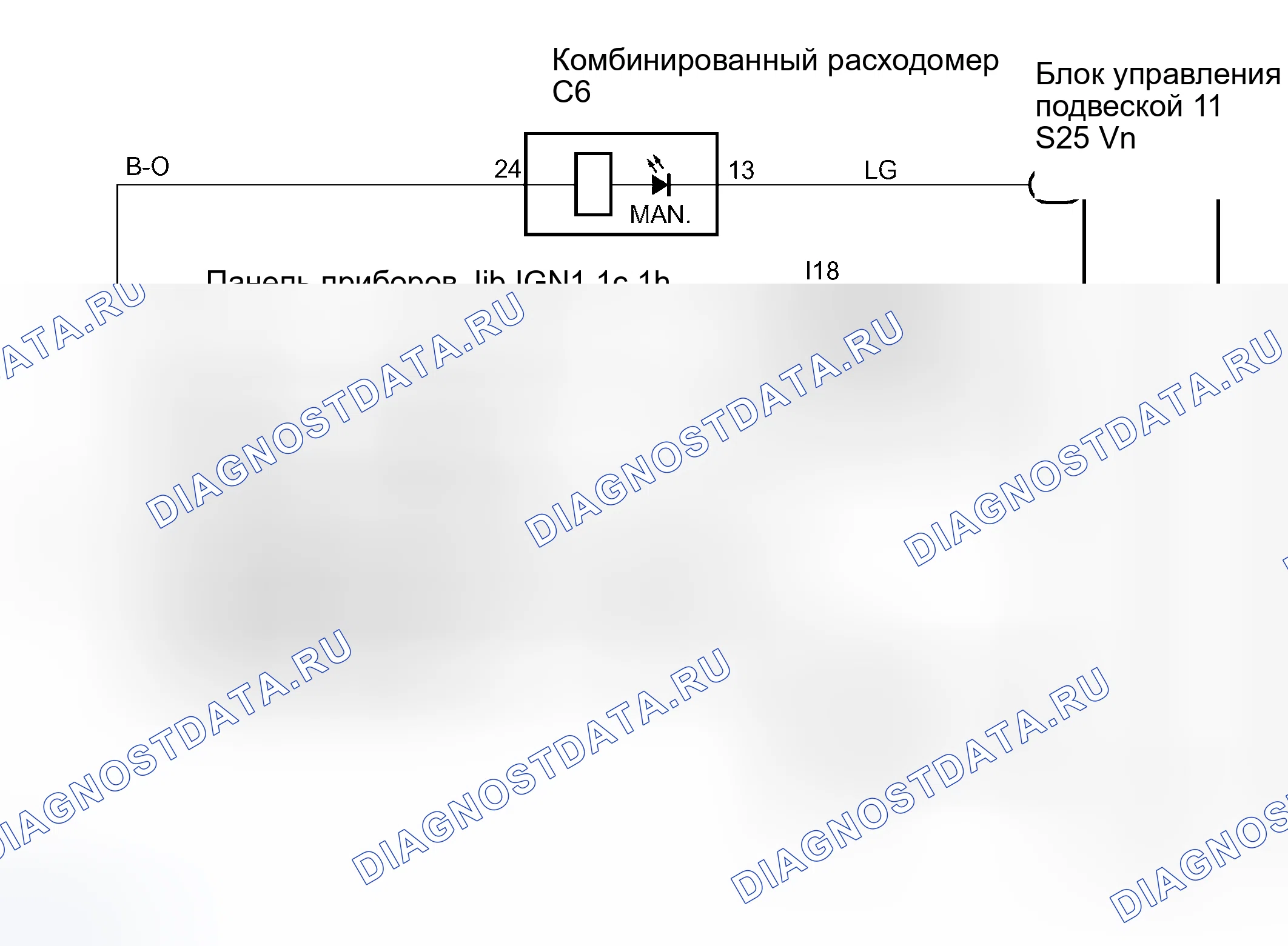 Рис. 92: электросхема. Toyota Sequoia I рестайлинг