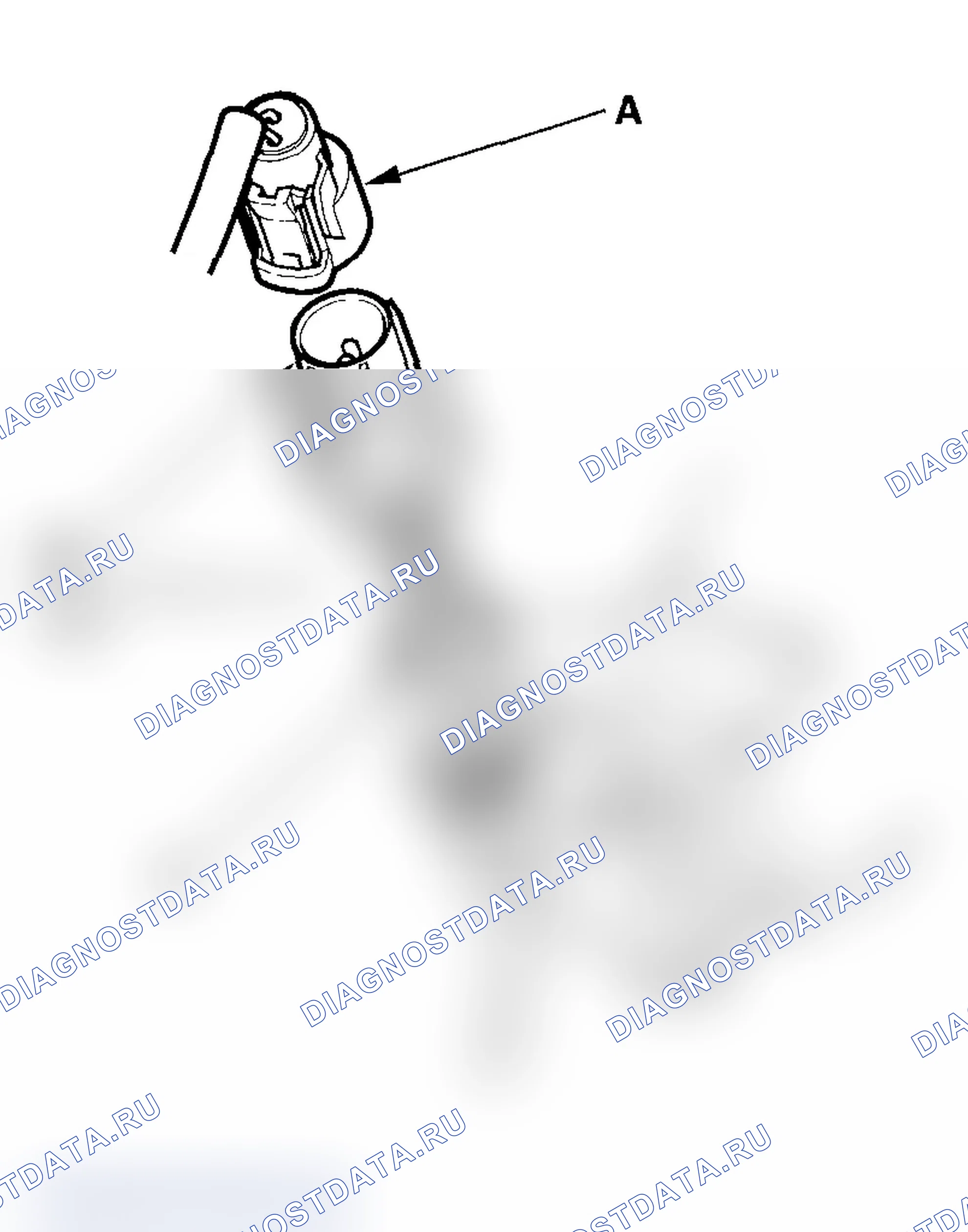 Рис. 477: Снятие/установка реле давления масла коромысла (реле давления масла VTEC). Acura TL III