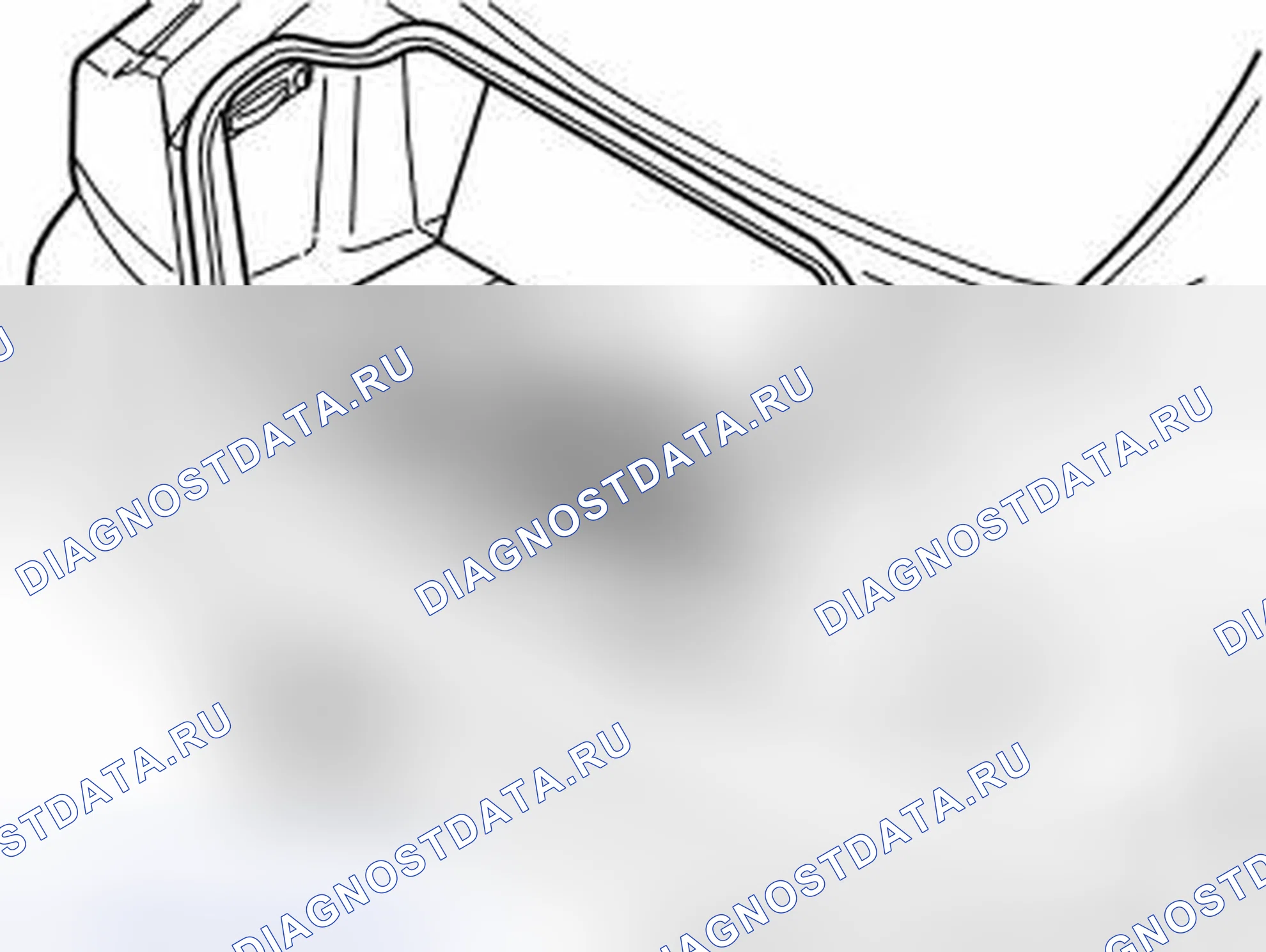 Рис. 414: Хранение дышла. Volvo S60 I