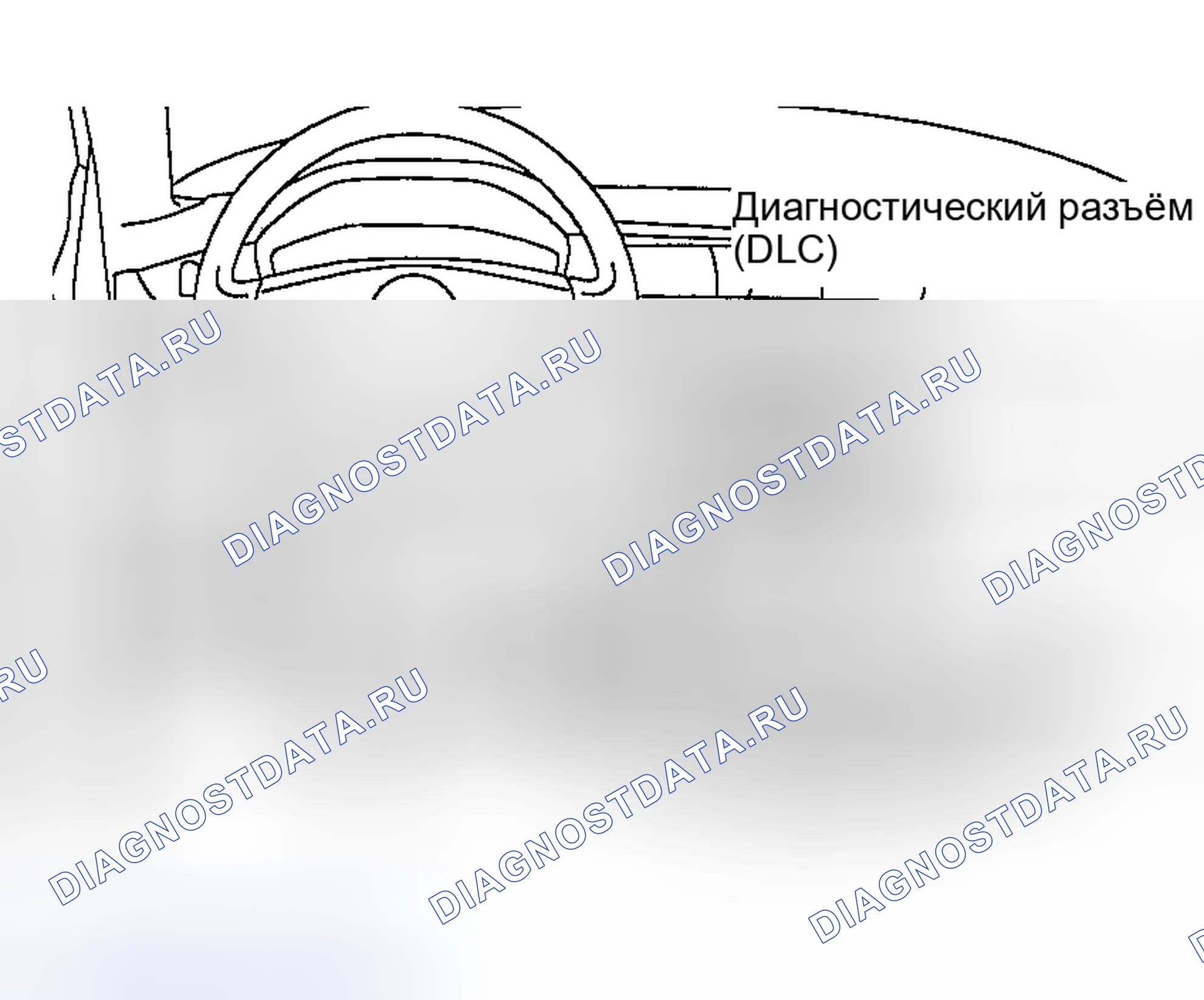 Рис. 83: КОГДА ИНТЕРФЕЙС СВЯЗИ ТРАНСПОРТНОГО СРЕДСТВА (V.c.i.) MB991824 НЕ ИСПОЛЬЗУЕТСЯ. Honda Edix I