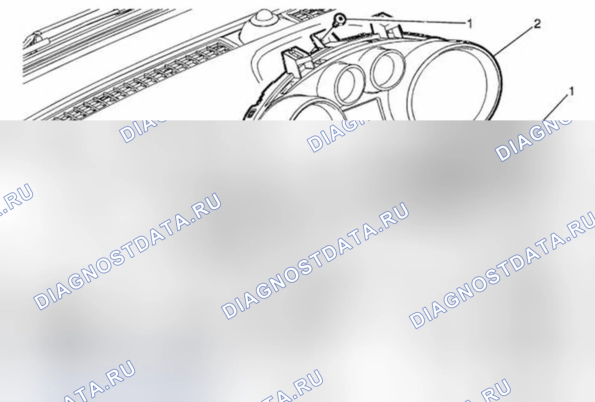 Рис. 12: Замена приборной панели (Encore). Buick Encore I