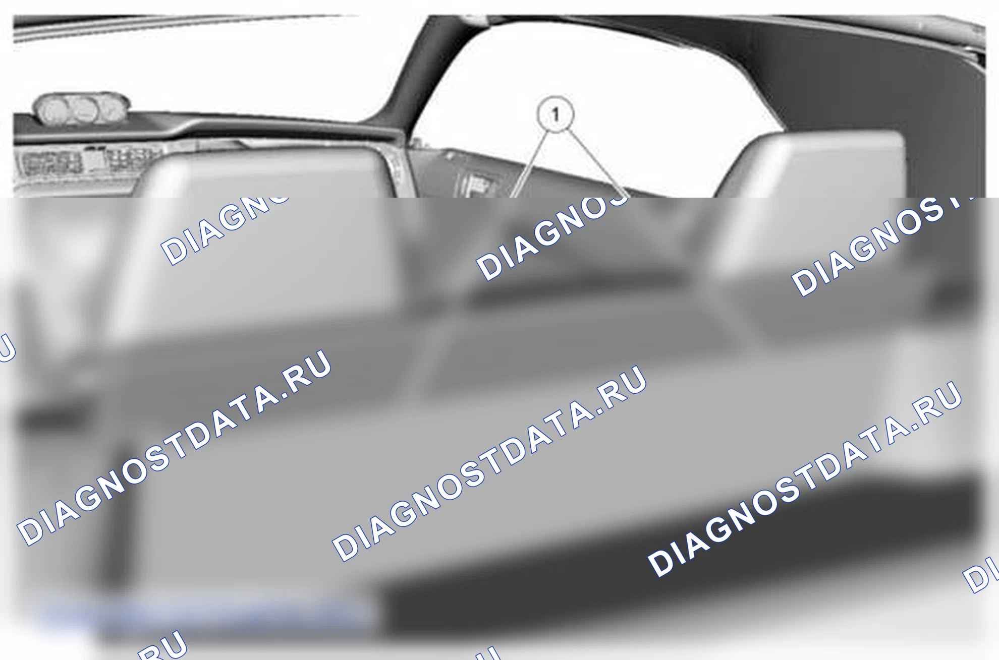 Рис. 61: Спинка кабриолета. Ford Mustang V рестайлинг