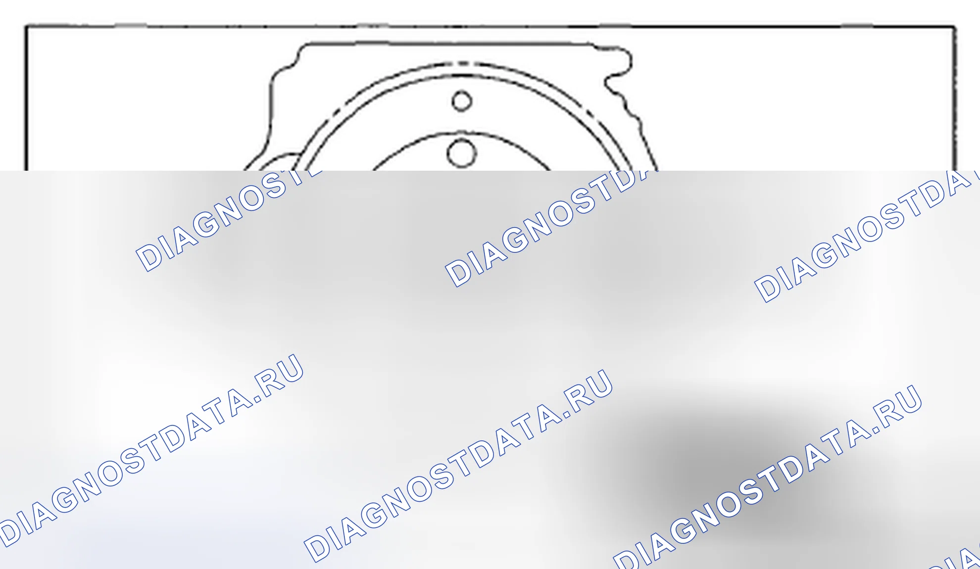 Рис. 486: Болты установки приводной пластины Примечание по установке. Mazda CX-7 I рестайлинг