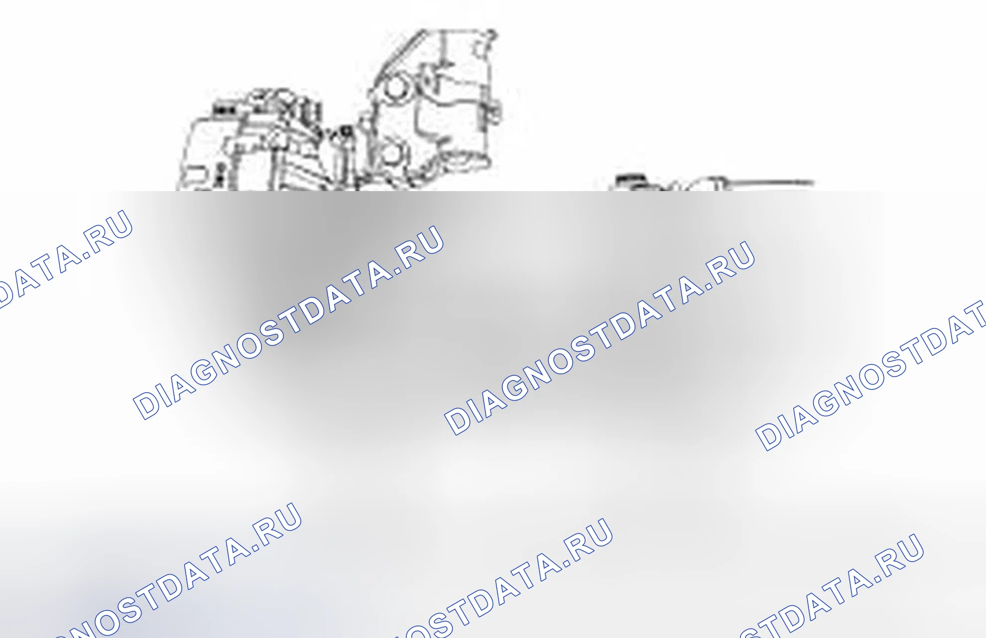 Рис. 5: Измерение высоты передней езды. Ford Edge I
