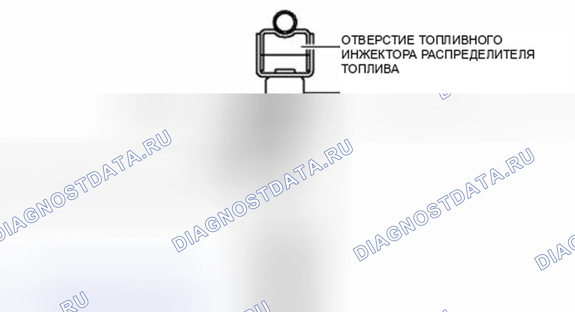 Рис. 50: Идентификация фланца порта топливного инжектора и распределителя топлива. Audi Q8 I