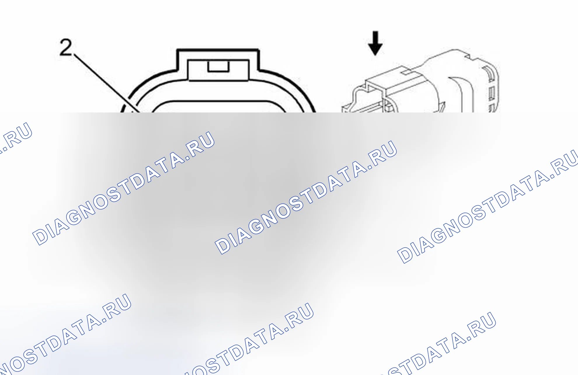 Рис. 1: Соединитель данных ABS сборочного предприятия X90. Chevrolet Spark M300