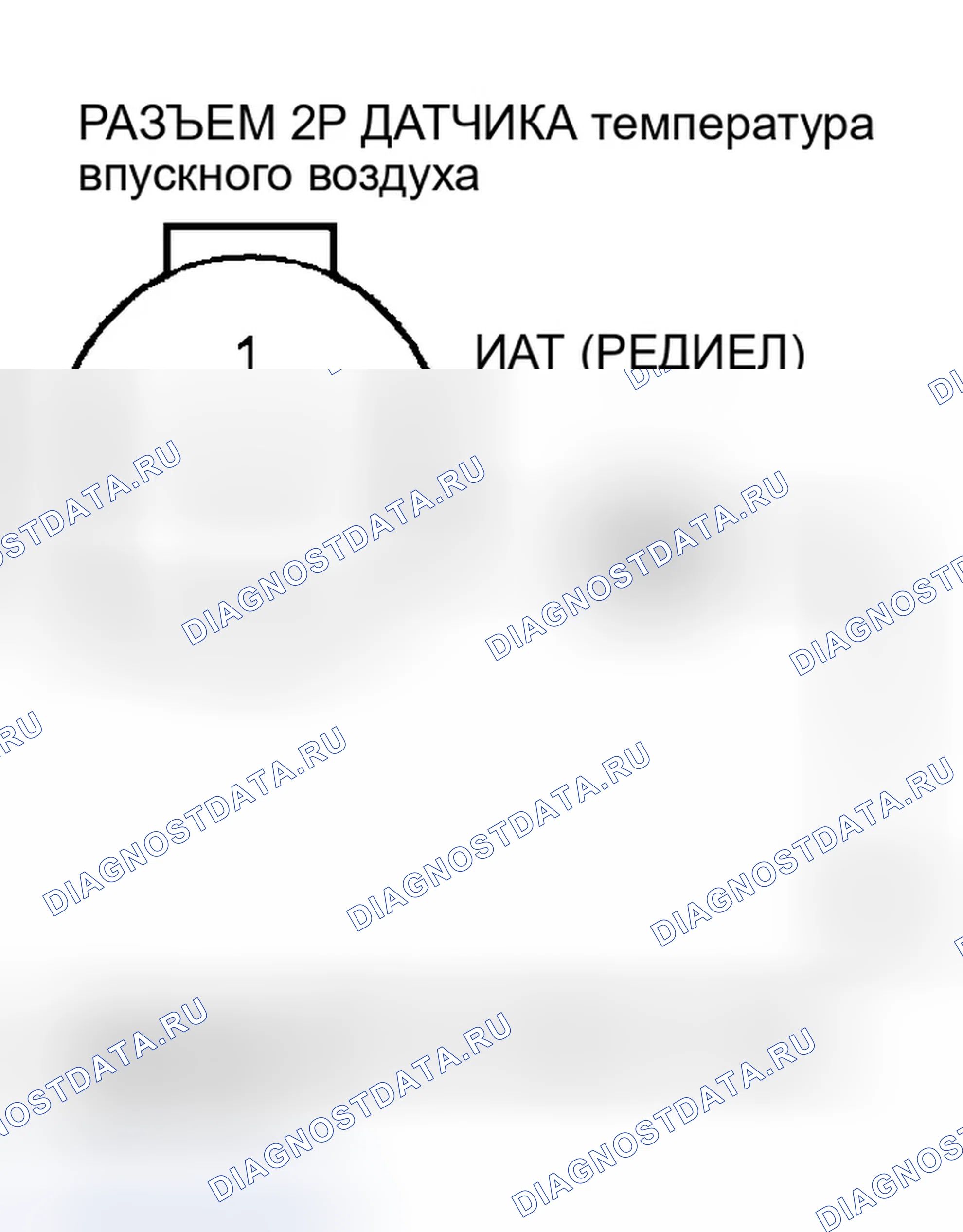Рис. 101: Низкое напряжение цепи датчика расшифровка кода ошибки P0112: температура впускного воздуха. Honda Accord VI