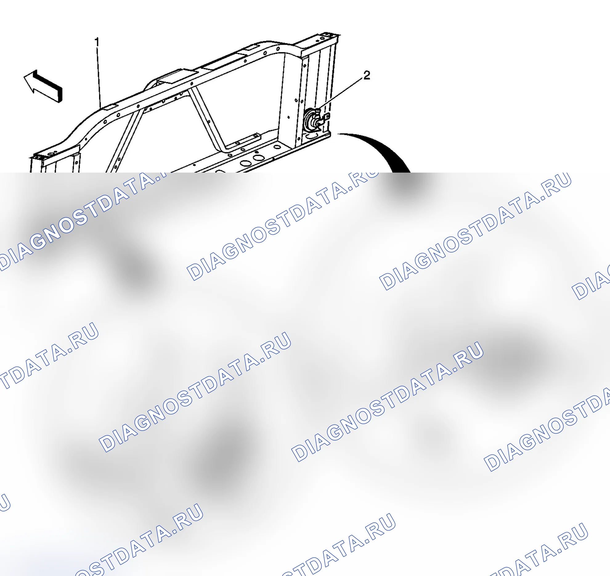 Рис. 2: Виды компонентов звуковые сигналы. Chevrolet Silverado 3500 