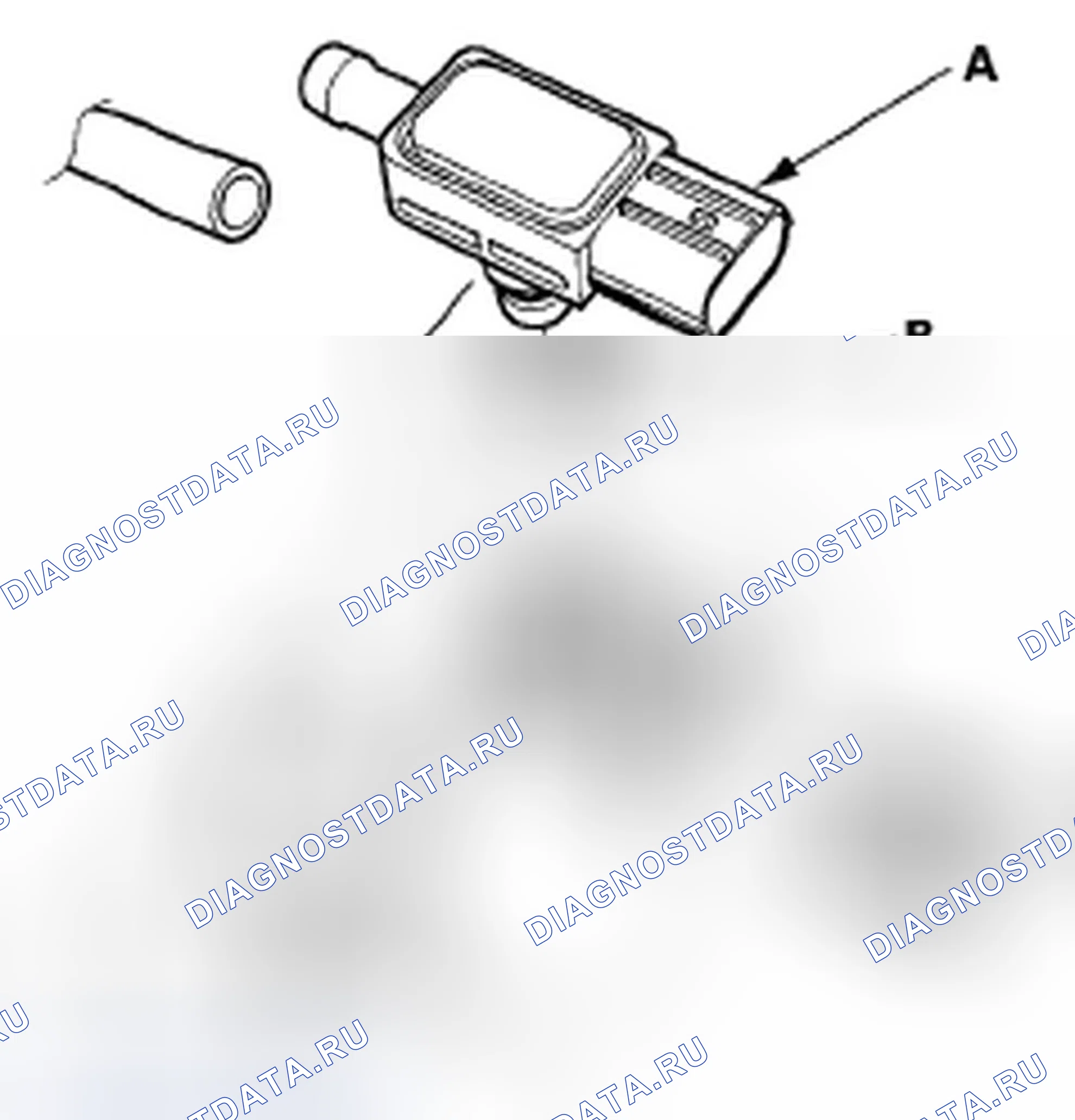 Рис. 30: Замена датчика FTP. Honda Element YH2 рестайлинг 2