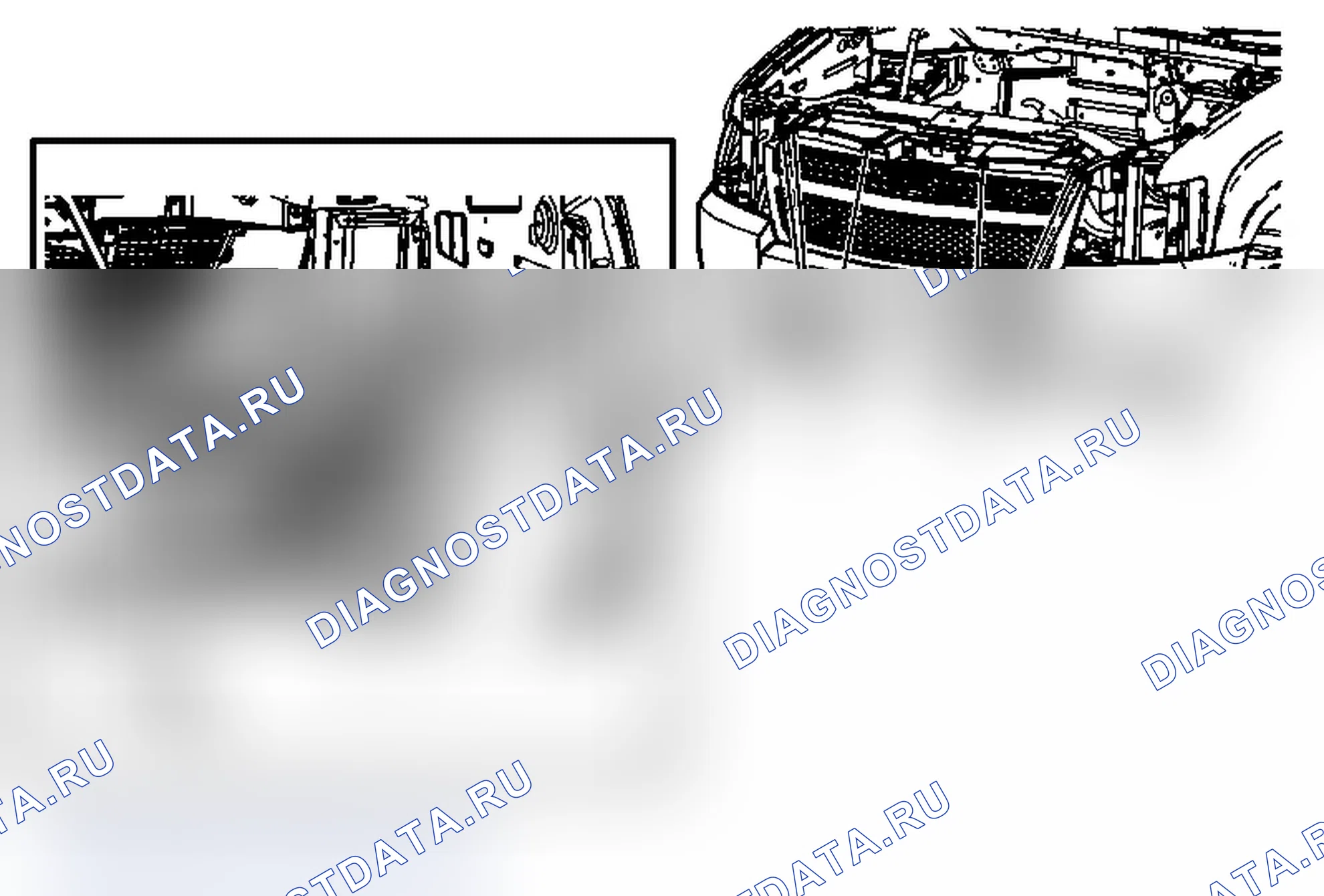 Рис. 58: Замена передней панели бампера (Z71). Chevrolet Suburban K2500 GMT900