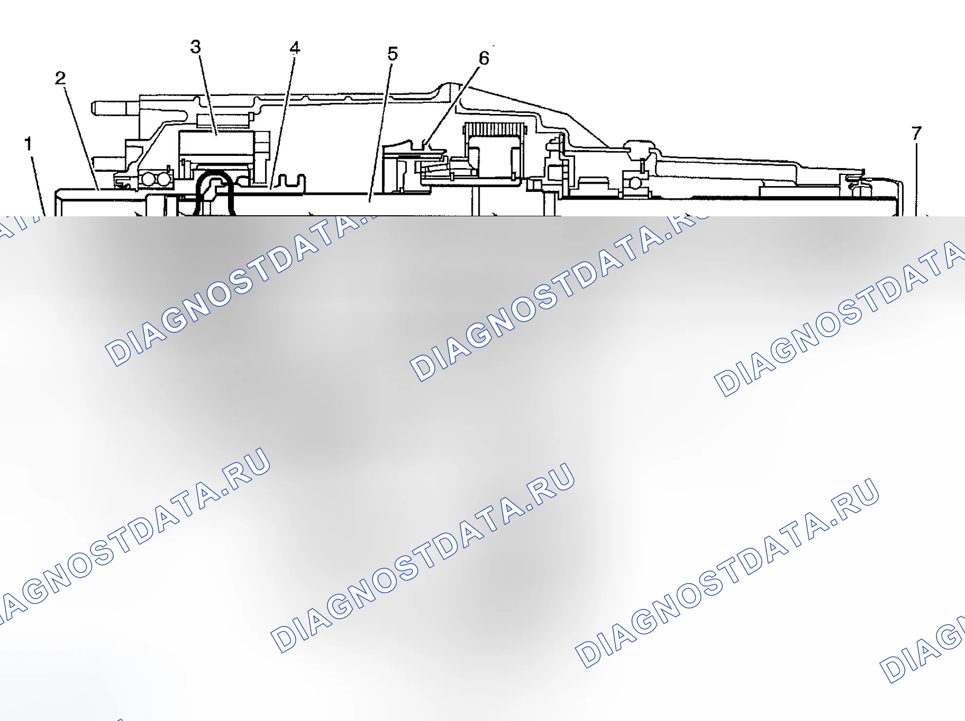 Рис. 35: РЕЖИМ 2WD ПОТОК МОЩНОСТИ. Chevrolet Silverado 2500 