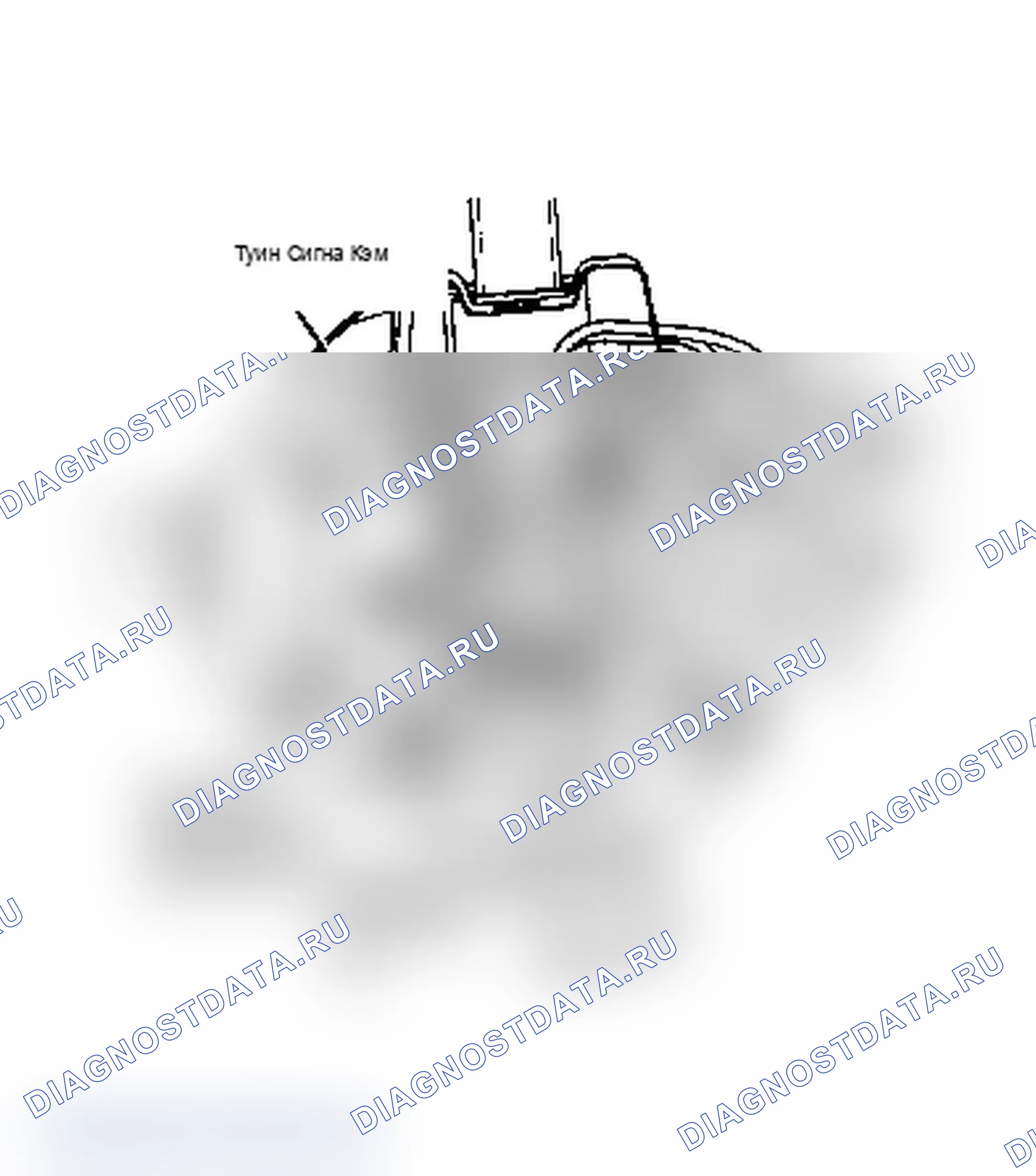 Рис. 5: Выравнивание кулачка сигнала поворота. Ford Cab & Chassis Ranger 