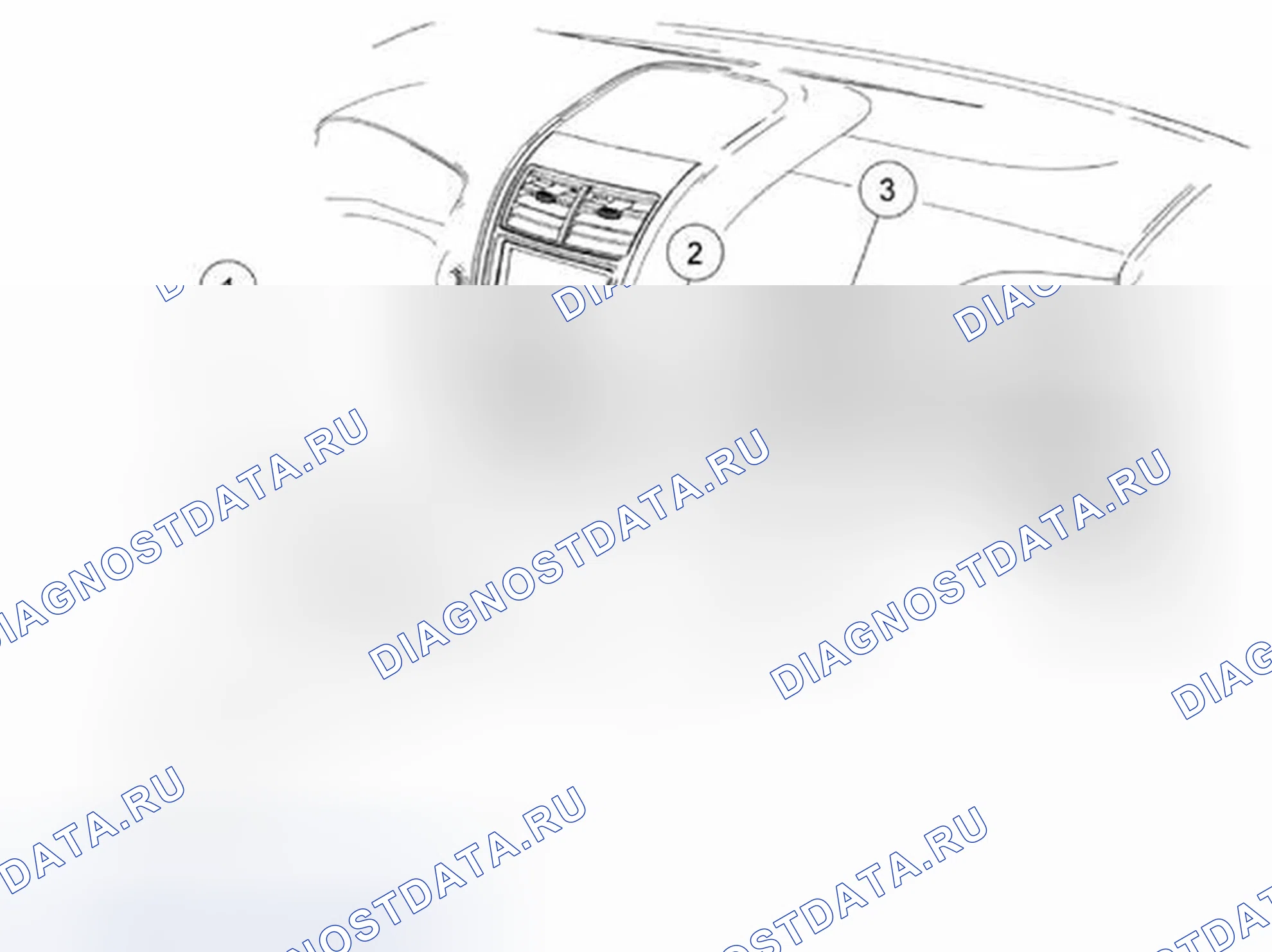 Рис. 253: Регистр - Сторона пассажира, Mkx. Ford Edge I рестайлинг
