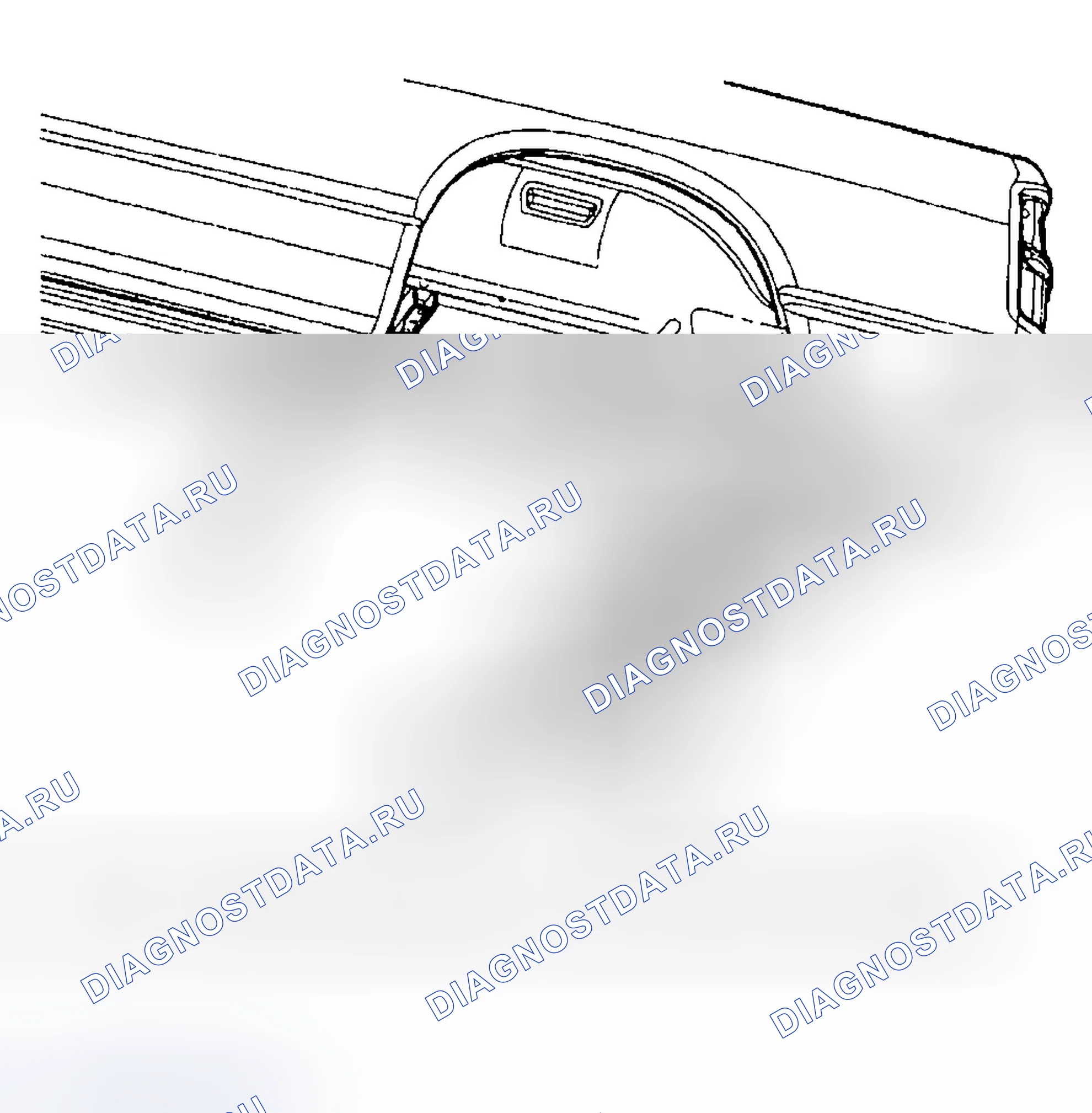 Рис. 115: ДЕМОНТАЖ. Dodge Pickup R1500 