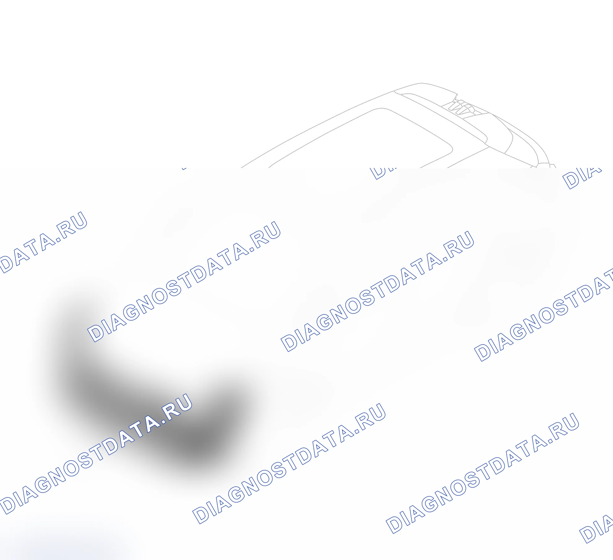 Схема расположения переднего бампера — Haval Xiaolong. Haval Xiaolong I