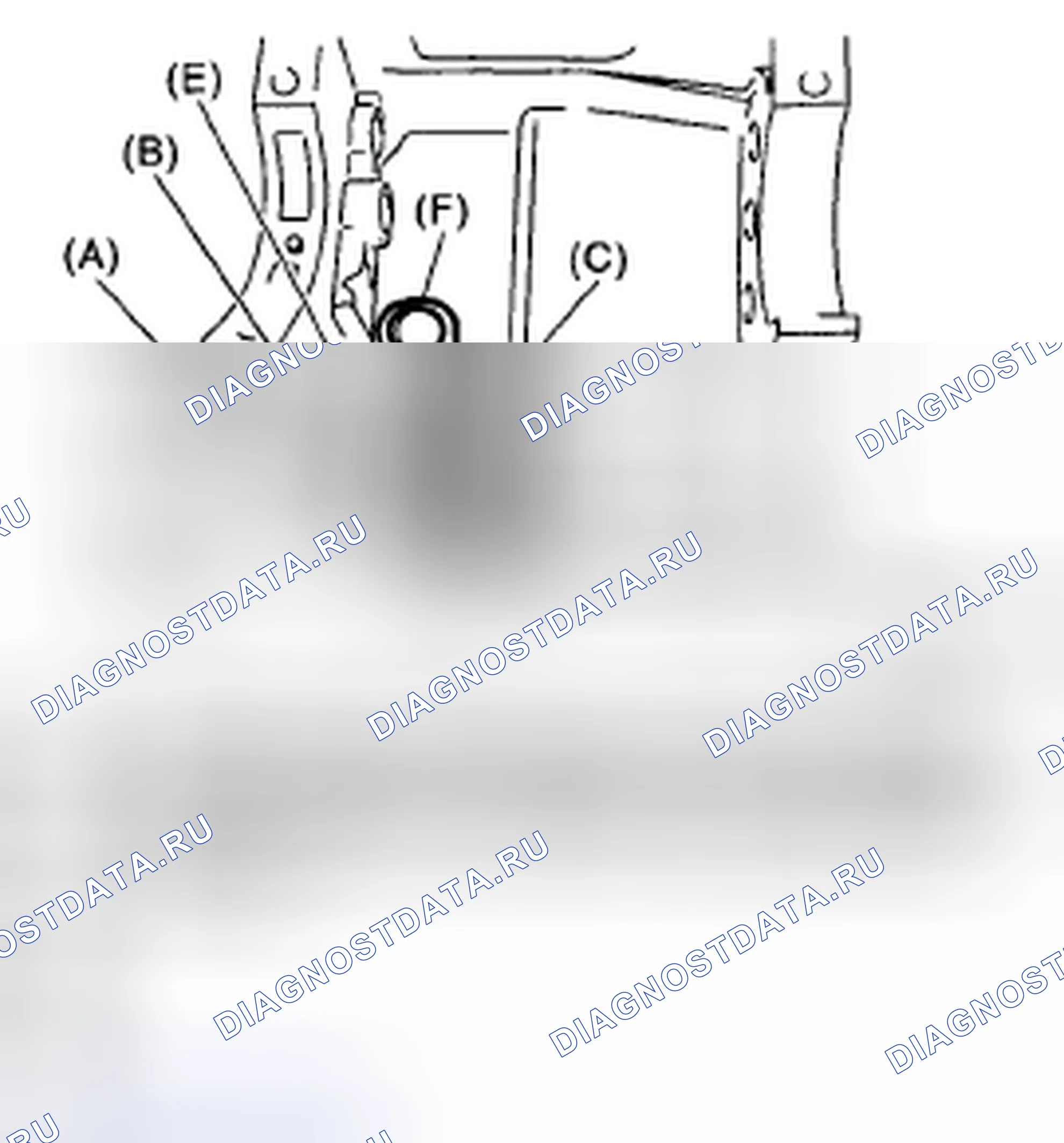 Рис. 448: ДЕМОНТАЖ. Subaru Legacy BL/BP рестайлинг