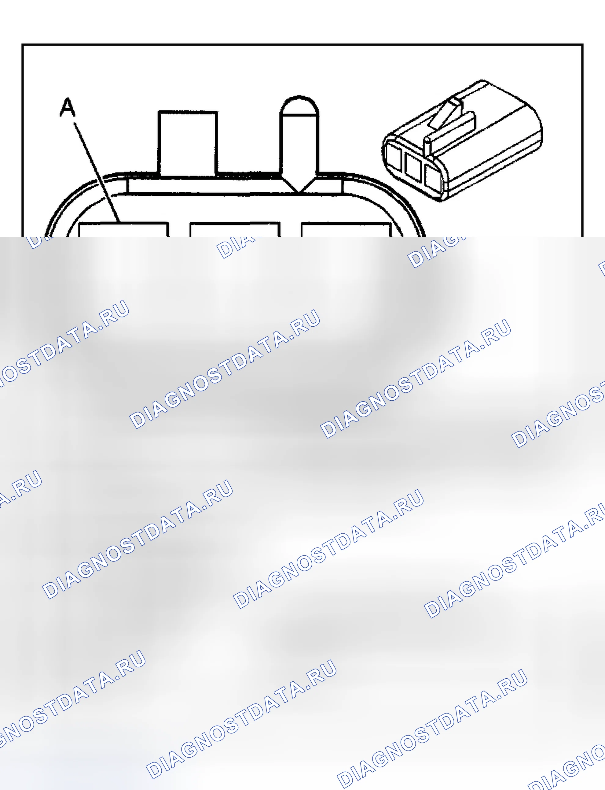 Рис. 389: Переключатель лампы считывания - слева. Cadillac Seville V
