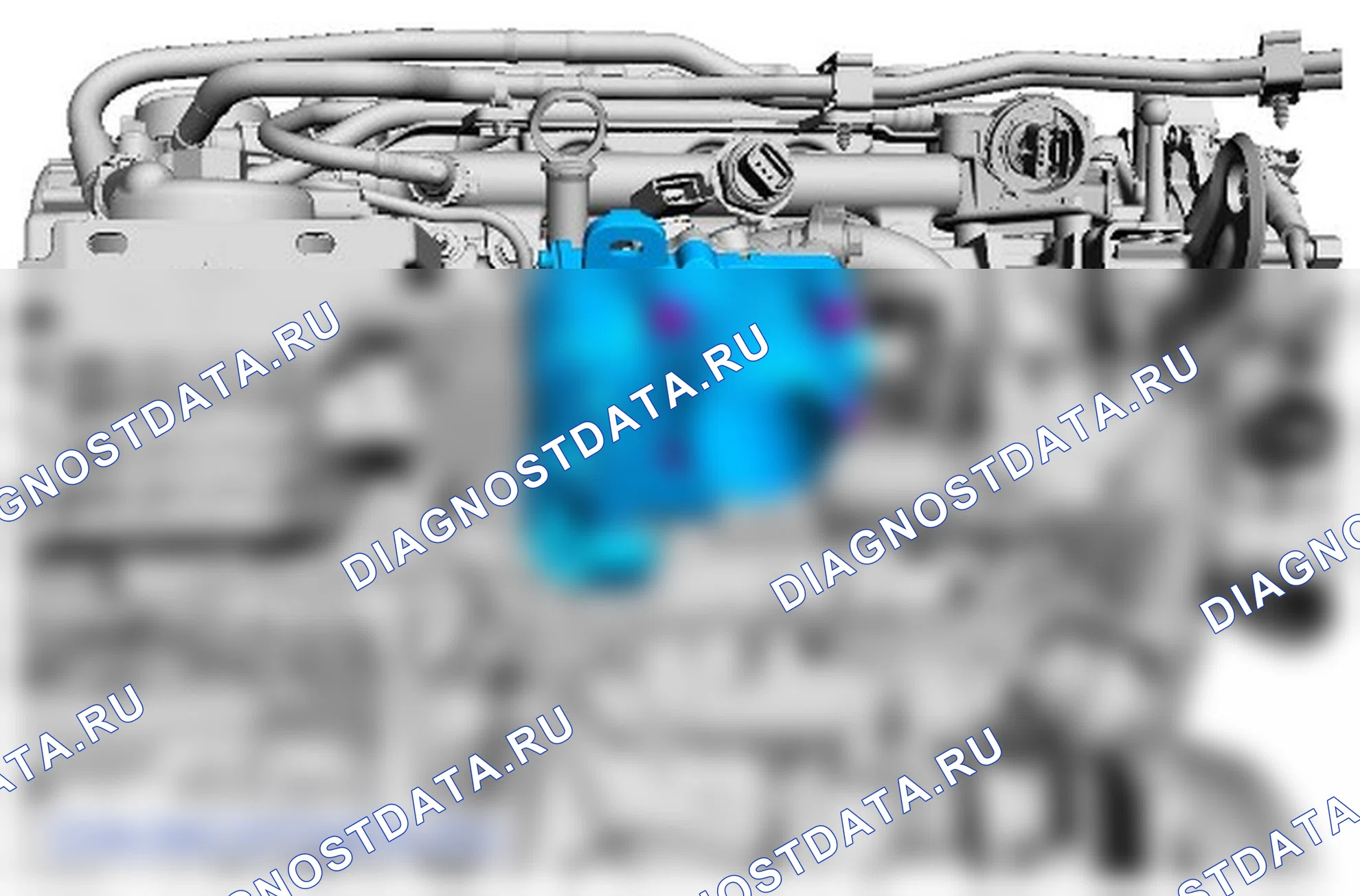 Как снять присоединяемые детали двигателя. Ford S-MAX II