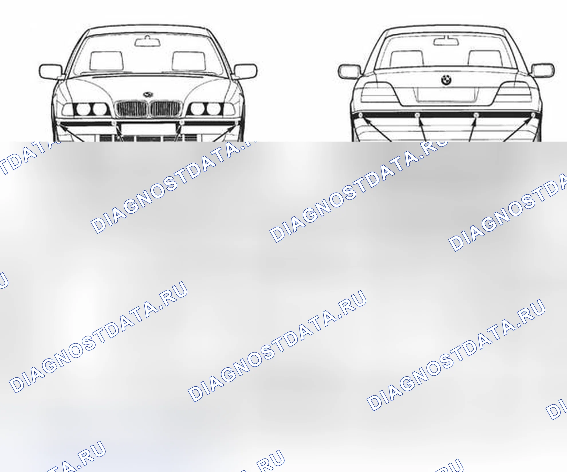 Рис. 132: Функционирование системы. BMW M5 E39