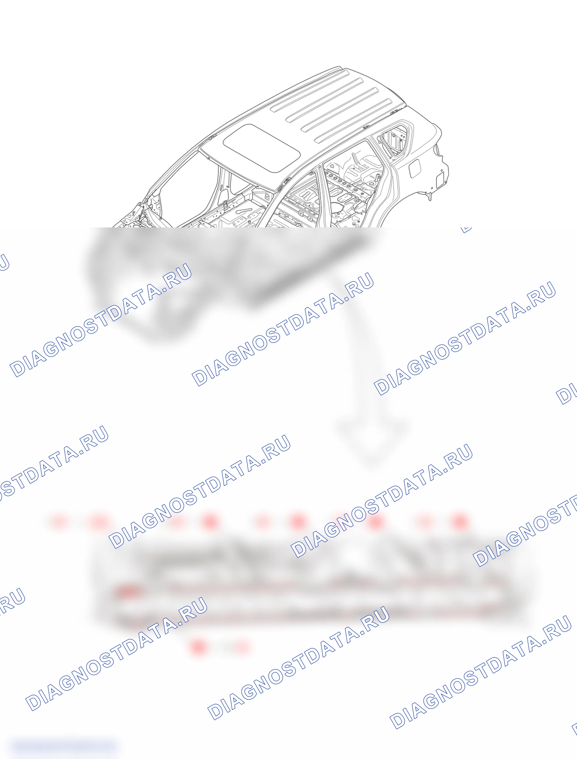 Боковые ограждающие пороги для усиления балок — Haval H6. Haval H6 III