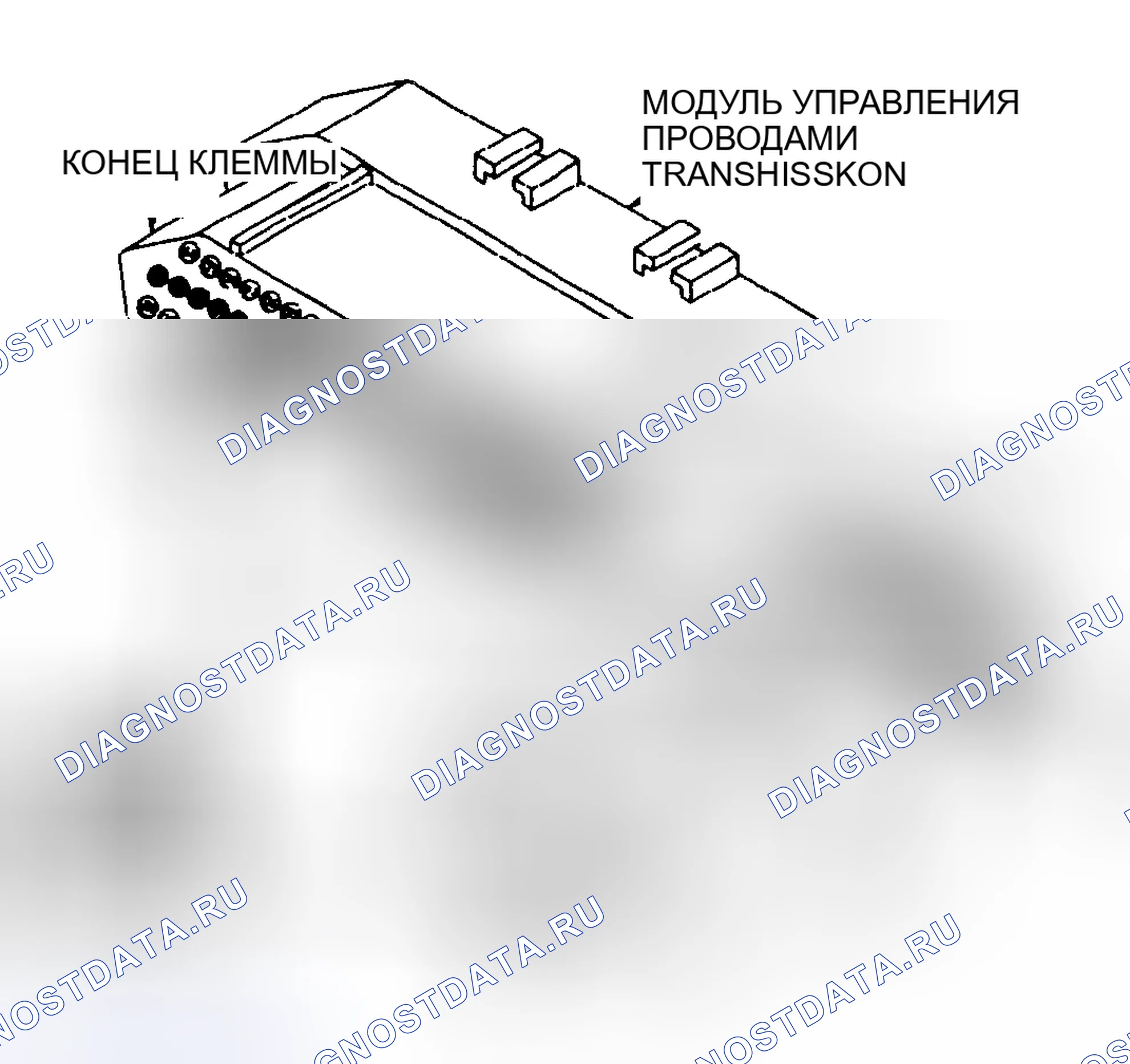 Рис. 175: Проверка выхода реле управления передачей (переключаемый B +). Plymouth Grand Voyager II