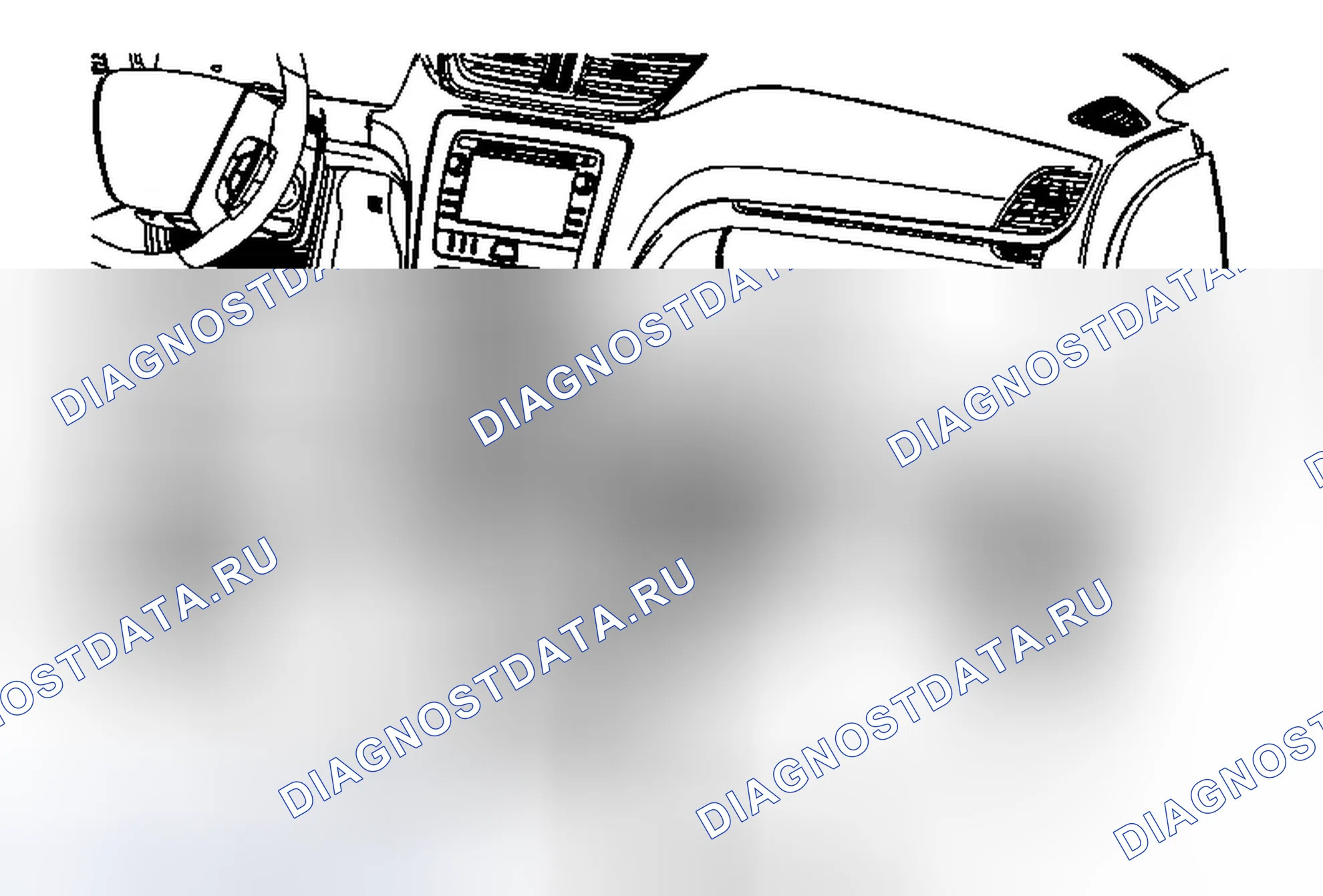 Рис. 223: Замена выносной панели консоли переднего этажа - правая сторона (траверса). GMC Acadia I рестайлинг