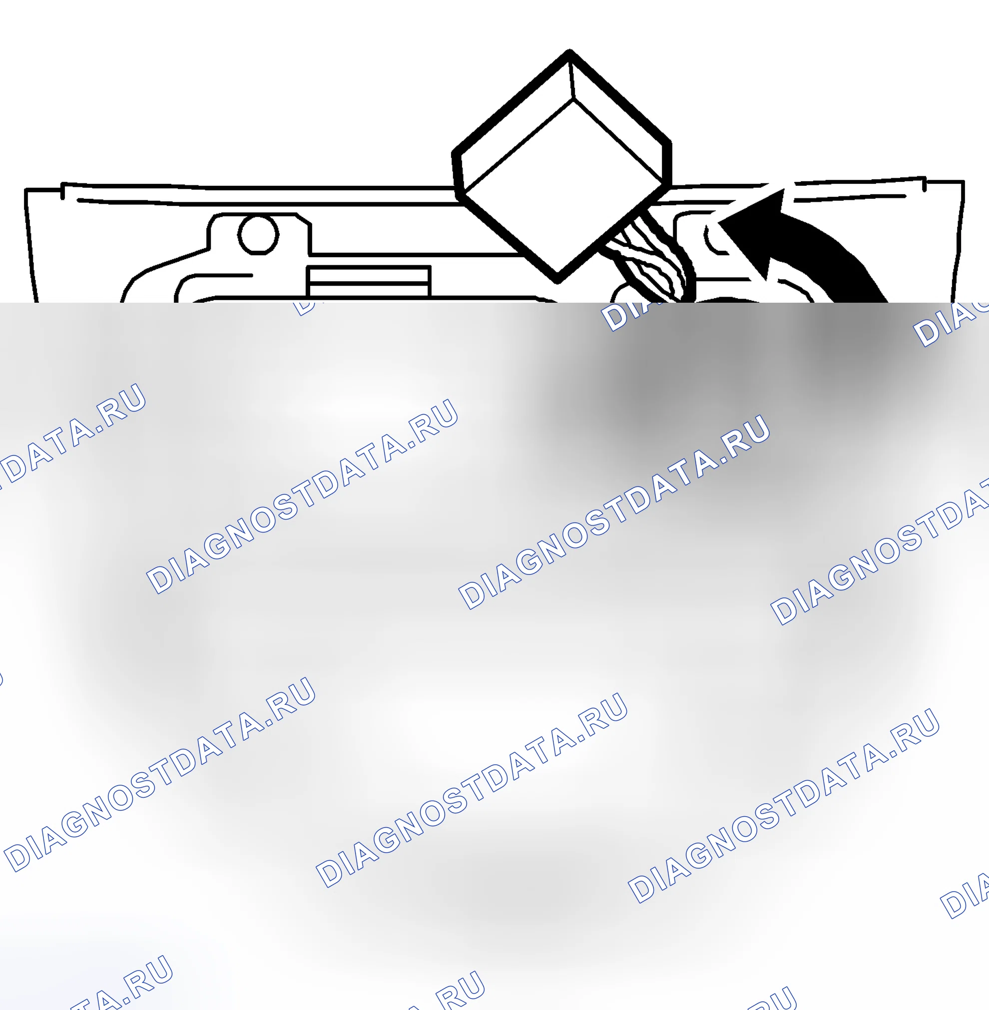Рис. 11: Демонтаж. Kia Optima II рестайлинг