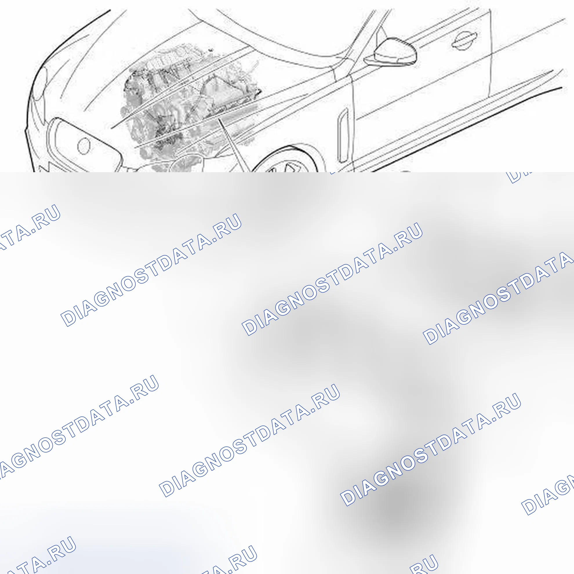 Рис. 40: РАСПОЛОЖЕНИЕ КОМПОНЕНТОВ. Jaguar XF I