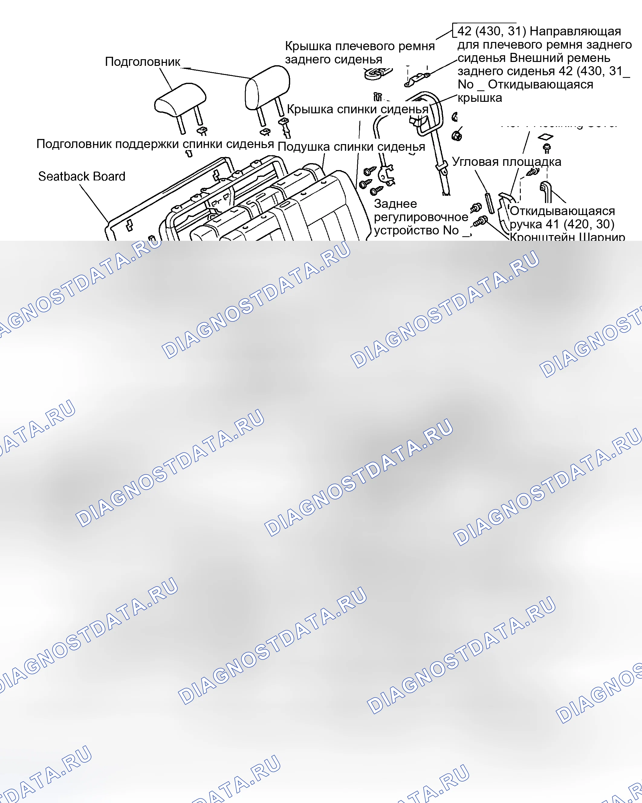 Рис. 71: КОМПОНЕНТЫ. Toyota Land Cruiser 100 рестайлинг