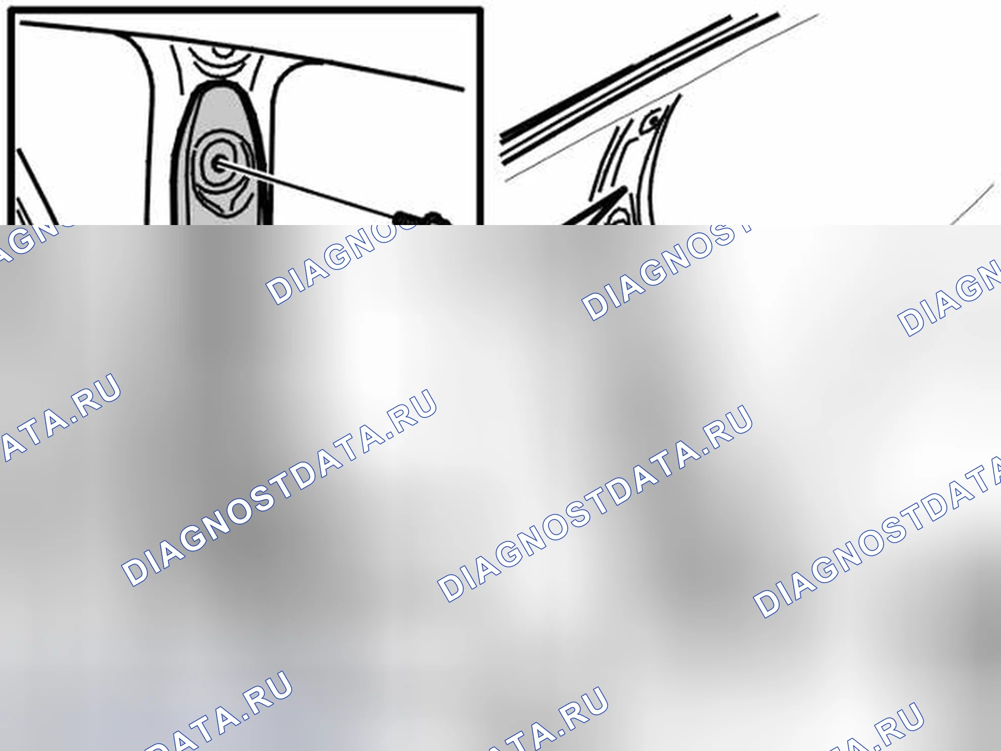 Рис. 1008: Снятие передних ремней безопасности. Volvo V70 II
