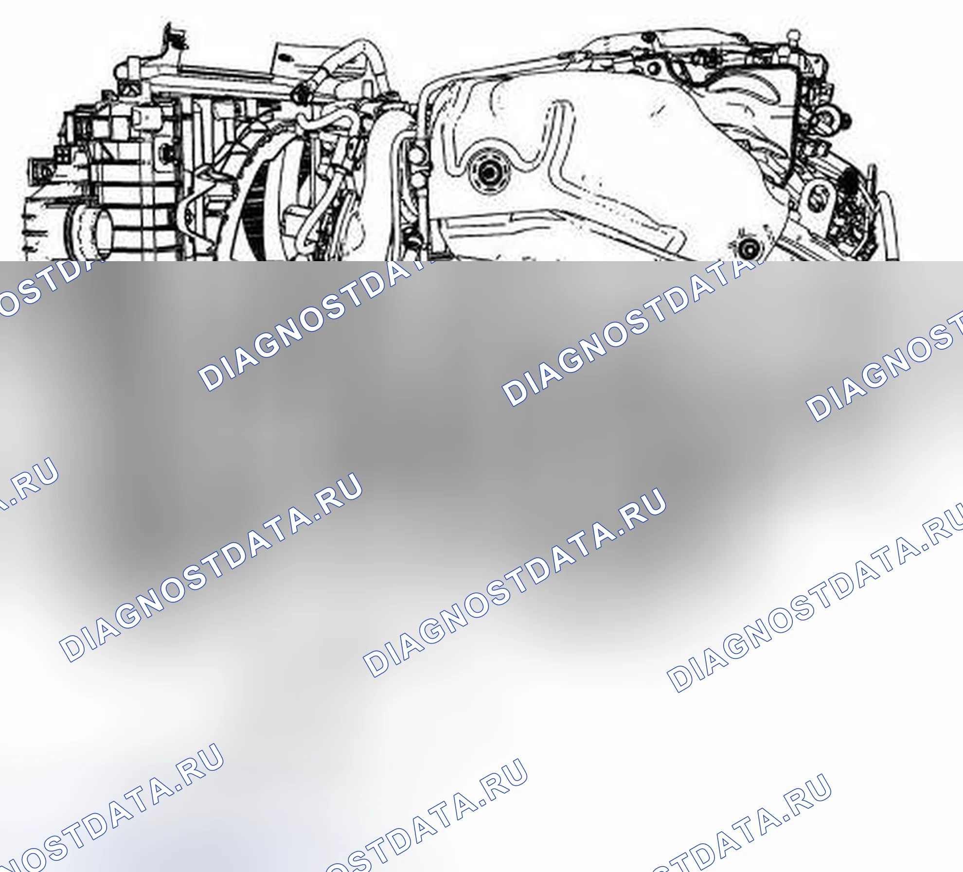 Рис. 38: Замена выпускного шланга радиатора (LAU). Kia Optima I