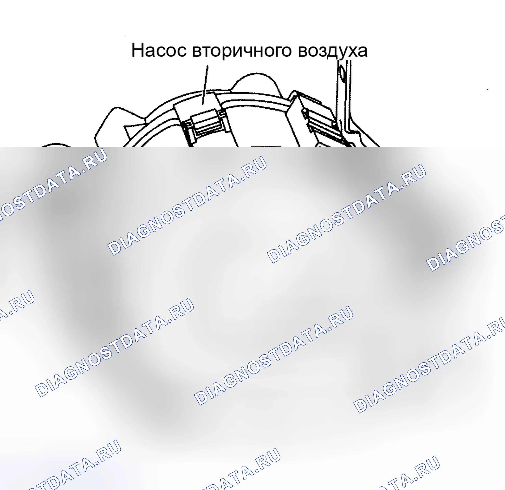 Рис. 61: НАСОС ВТОРИЧНОГО ВОЗДУХА. Subaru Legacy BL/BP рестайлинг