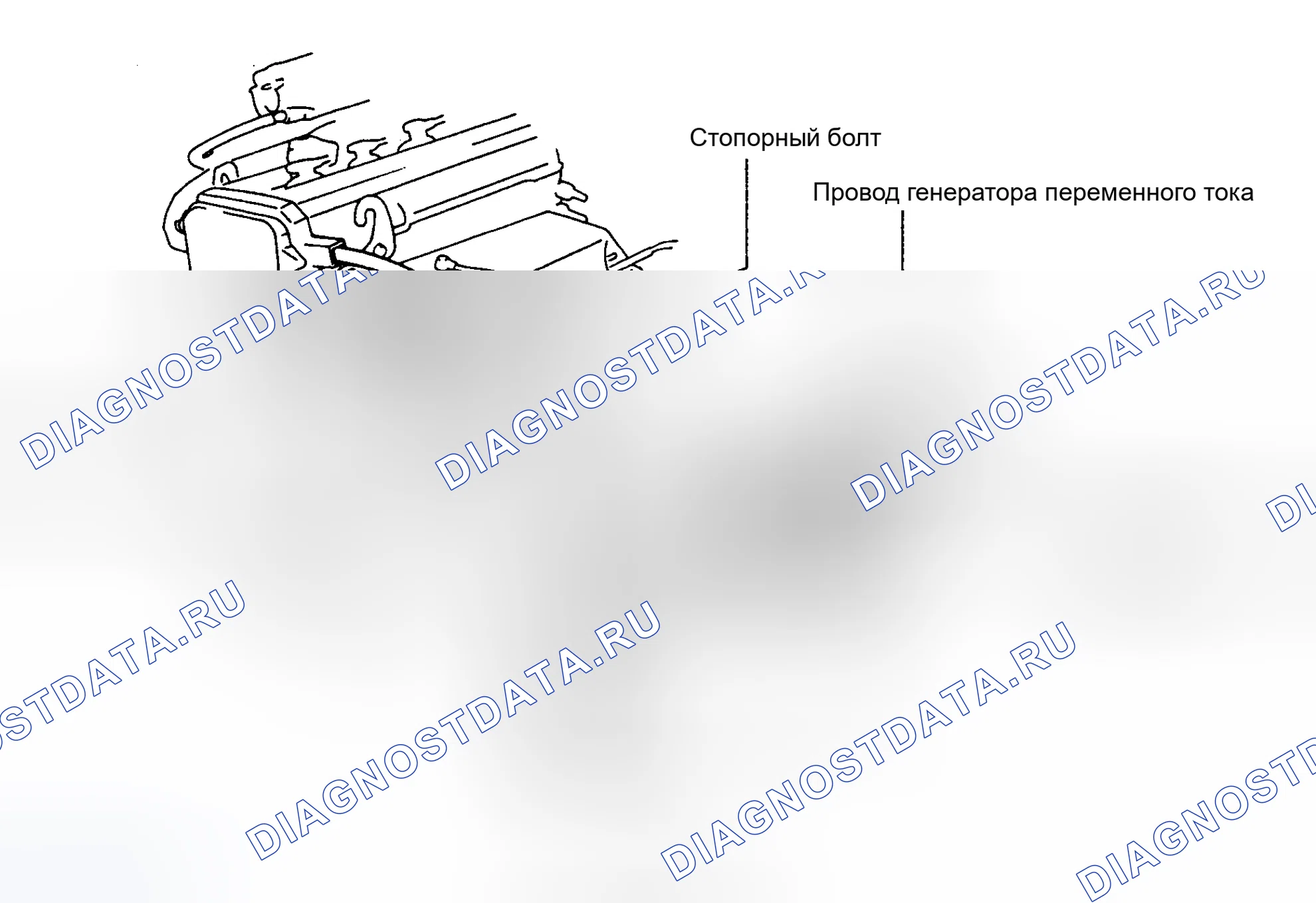 Рис. 3: ПРОКЛАДКА ПРИВОДНОГО РЕМНЯ (CAMRY). Toyota Paseo L40