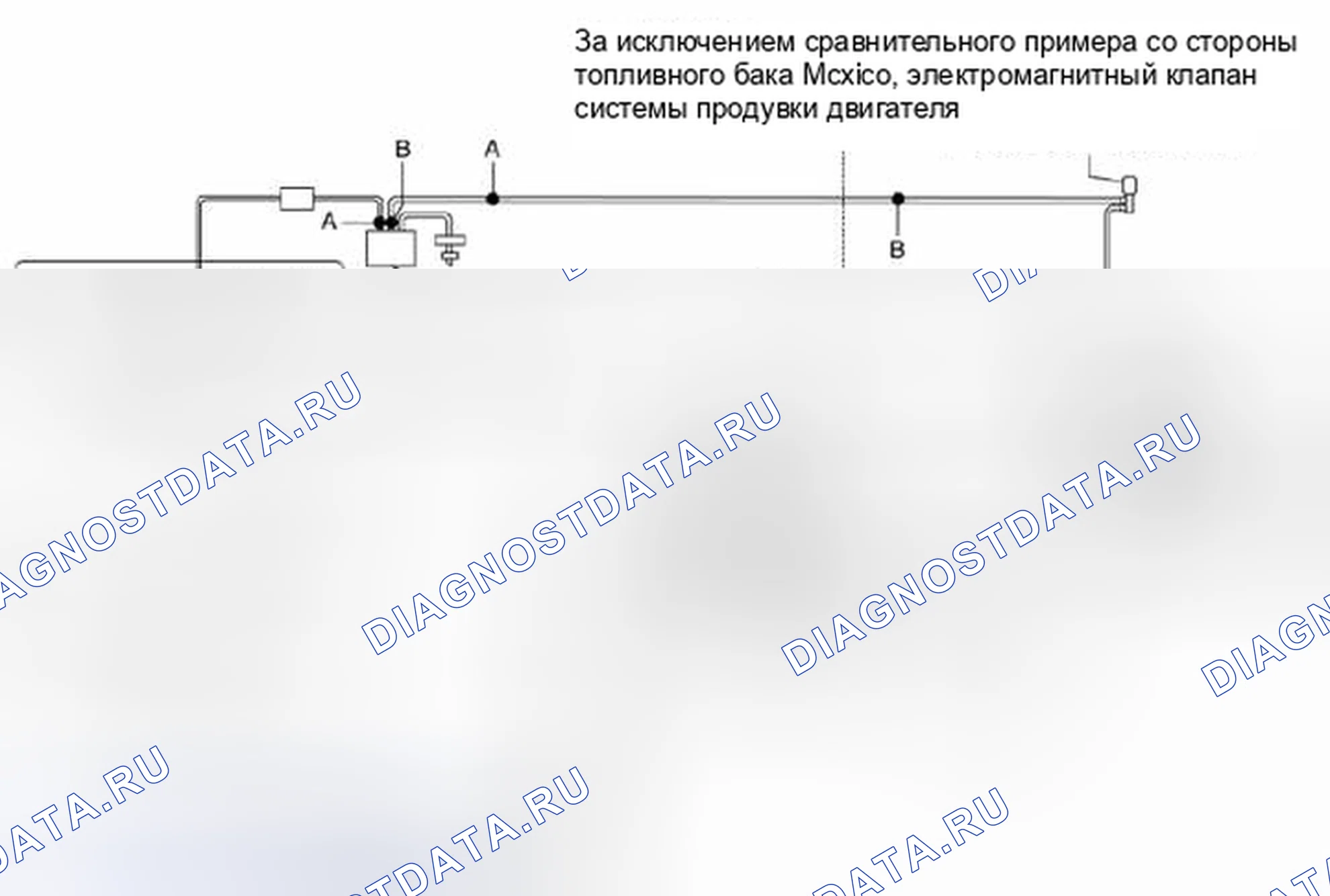 Рис. 40: Идентификация быстроразъемного соединителя (система выбросов) - кроме Мексики. Mazda 3 BL рестайлинг