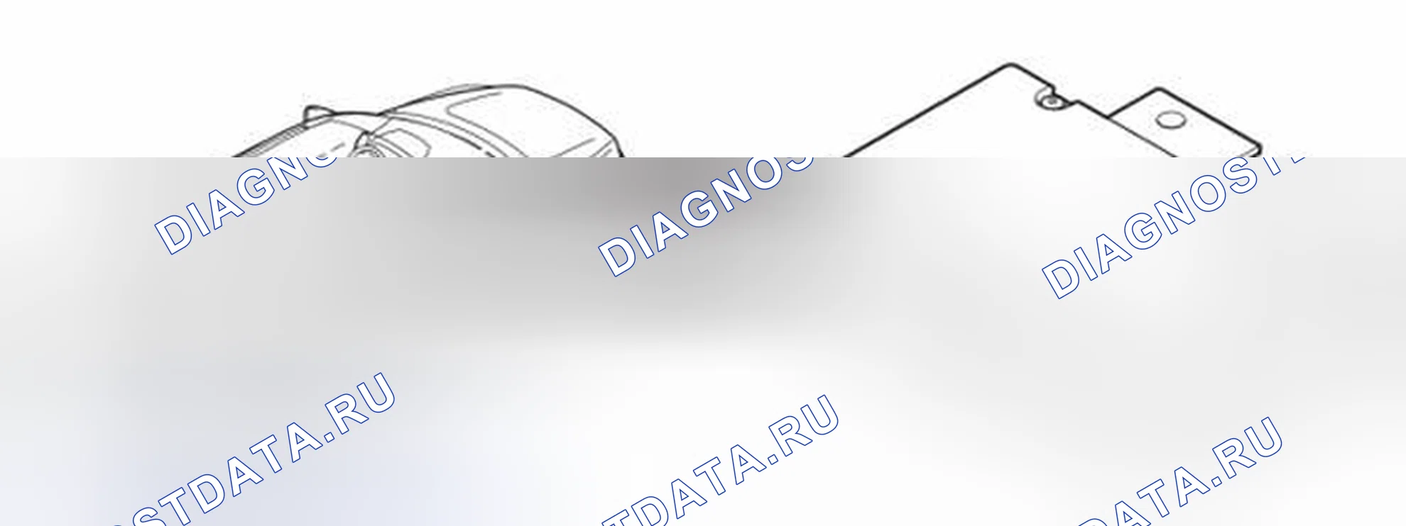 Рис. 105: МОДУЛЬ УПРАВЛЕНИЯ. Volvo XC90 I рестайлинг