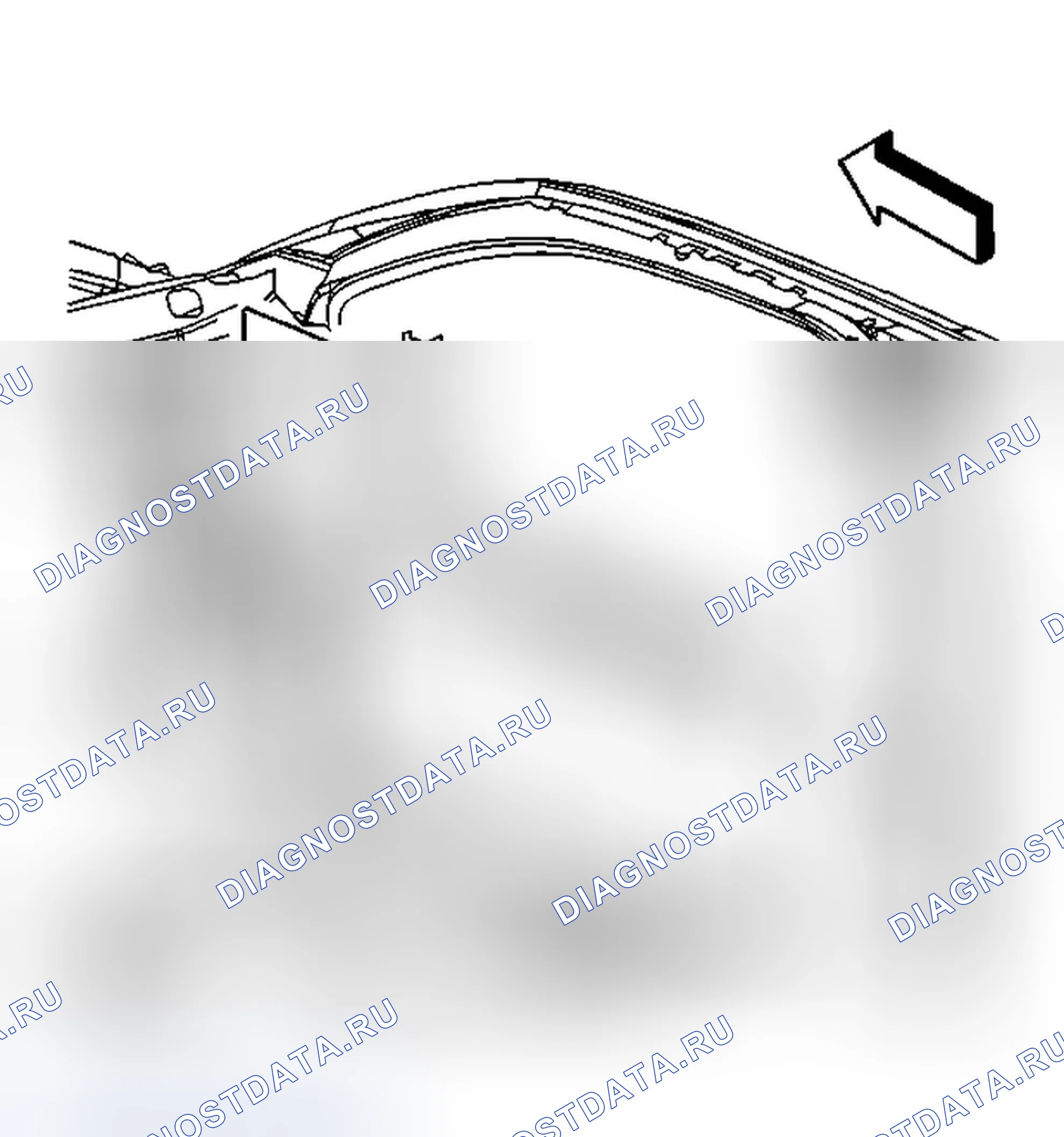Рис. 5: Порядок демонтажа. Cadillac CTS I