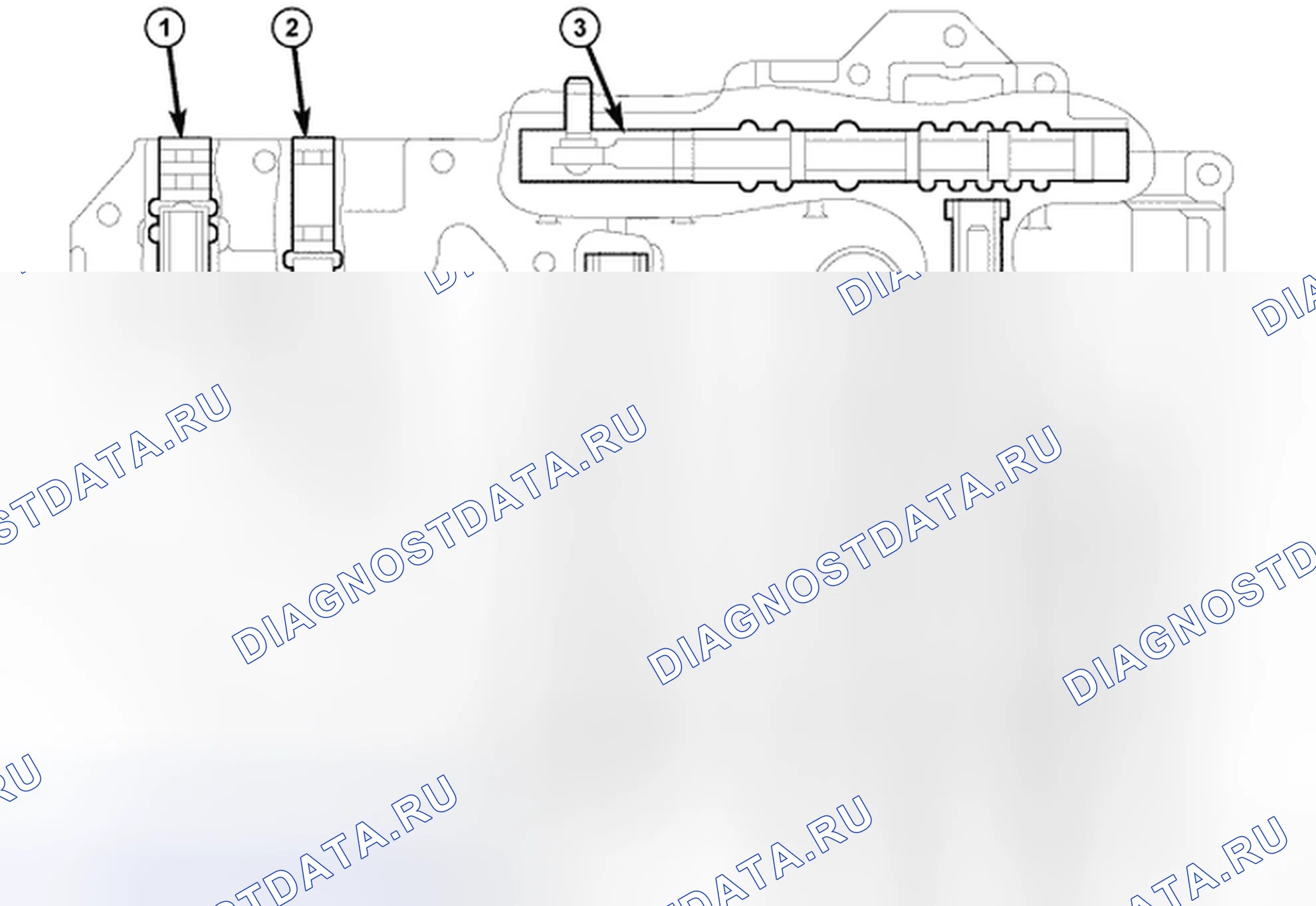 Рис. 197: ВЕРХНИЙ КОРПУС КЛАПАНА. Dodge Cab & Chassis R3500 HD transition
