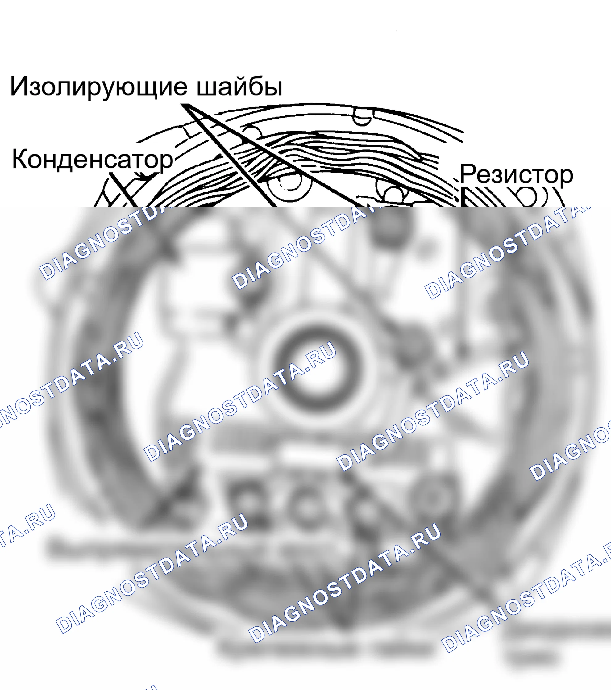 Рис. 15: Подключение испытательного оборудования для проверки регулятора напряжения Только для стандартных генераторов переменного тока.. AMC Eagle I