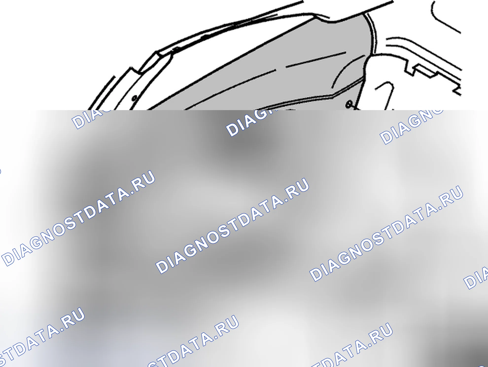 Рис. 528: Снятие задней боковой панели. Volvo C70 I