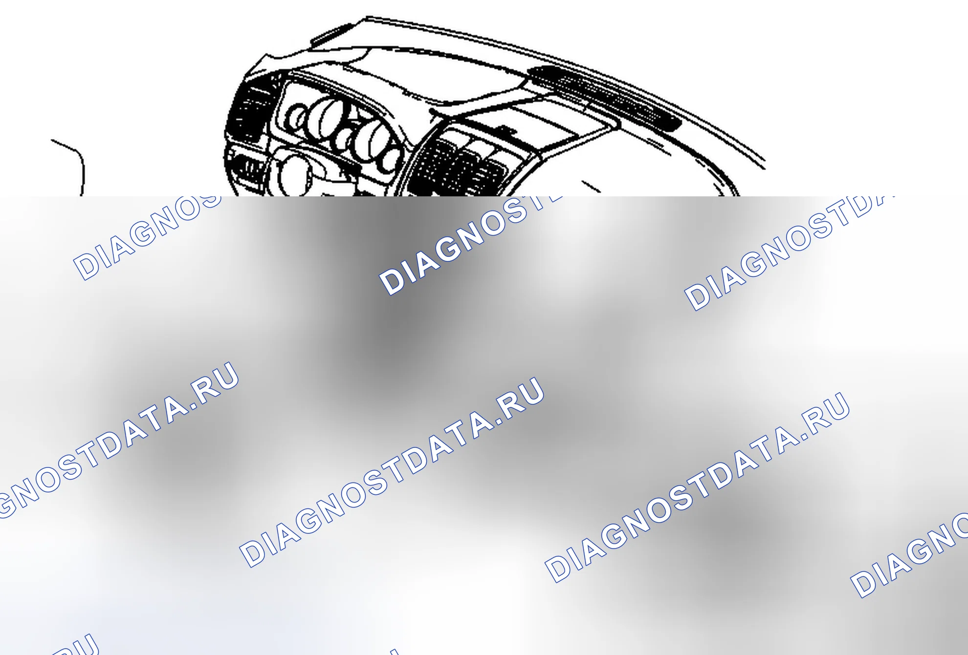 Рис. 116: Замена переключателя отопителя пассажирского сиденья. GMC Acadia I рестайлинг