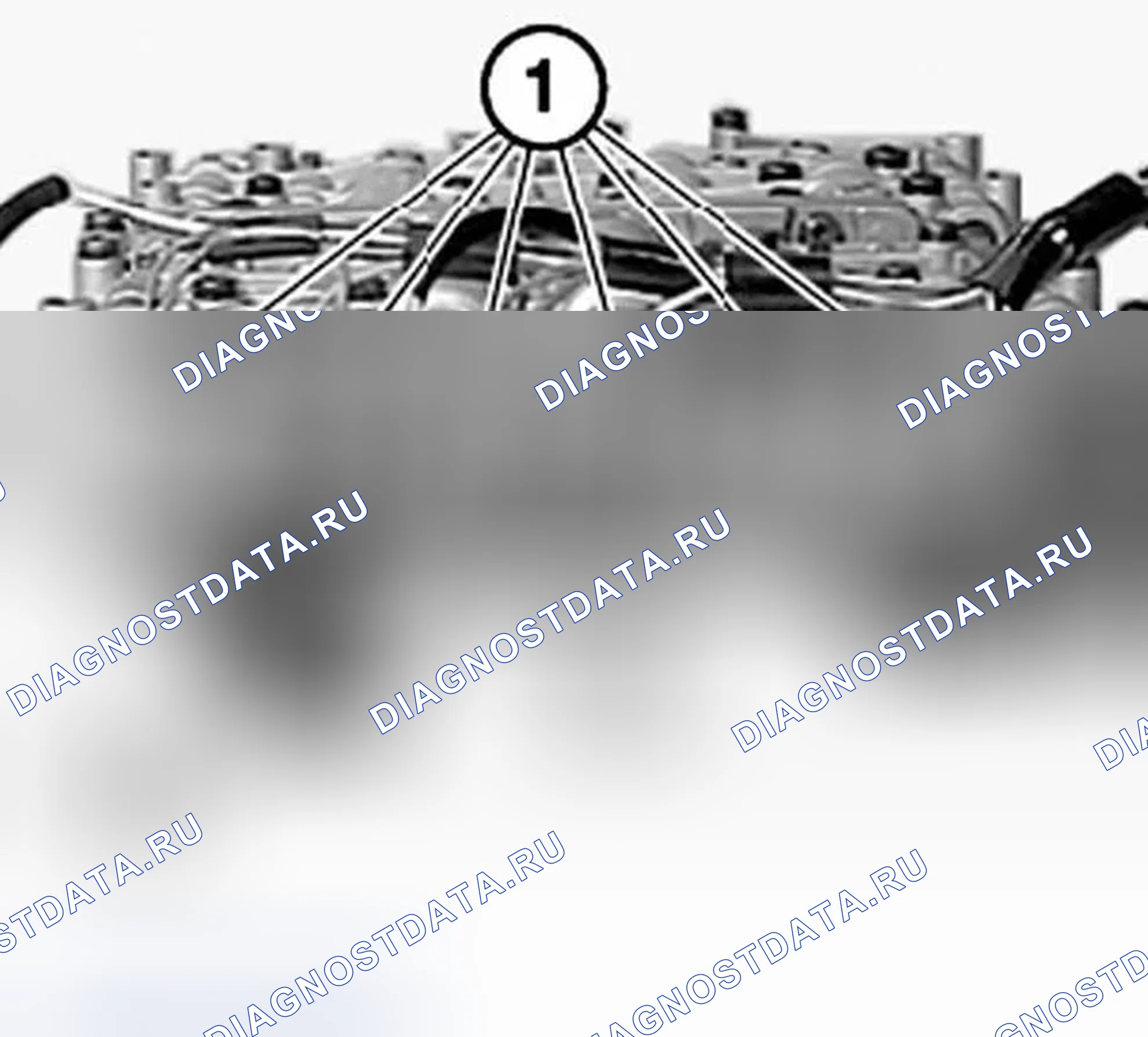 Рис. 212: ЗАМЕНА ЖГУТА ПРОВОДОВ В АВТОМАТИЧЕСКОЙ КОРОБКЕ ПЕРЕДАЧ (A5S 325Z). BMW X3 E83