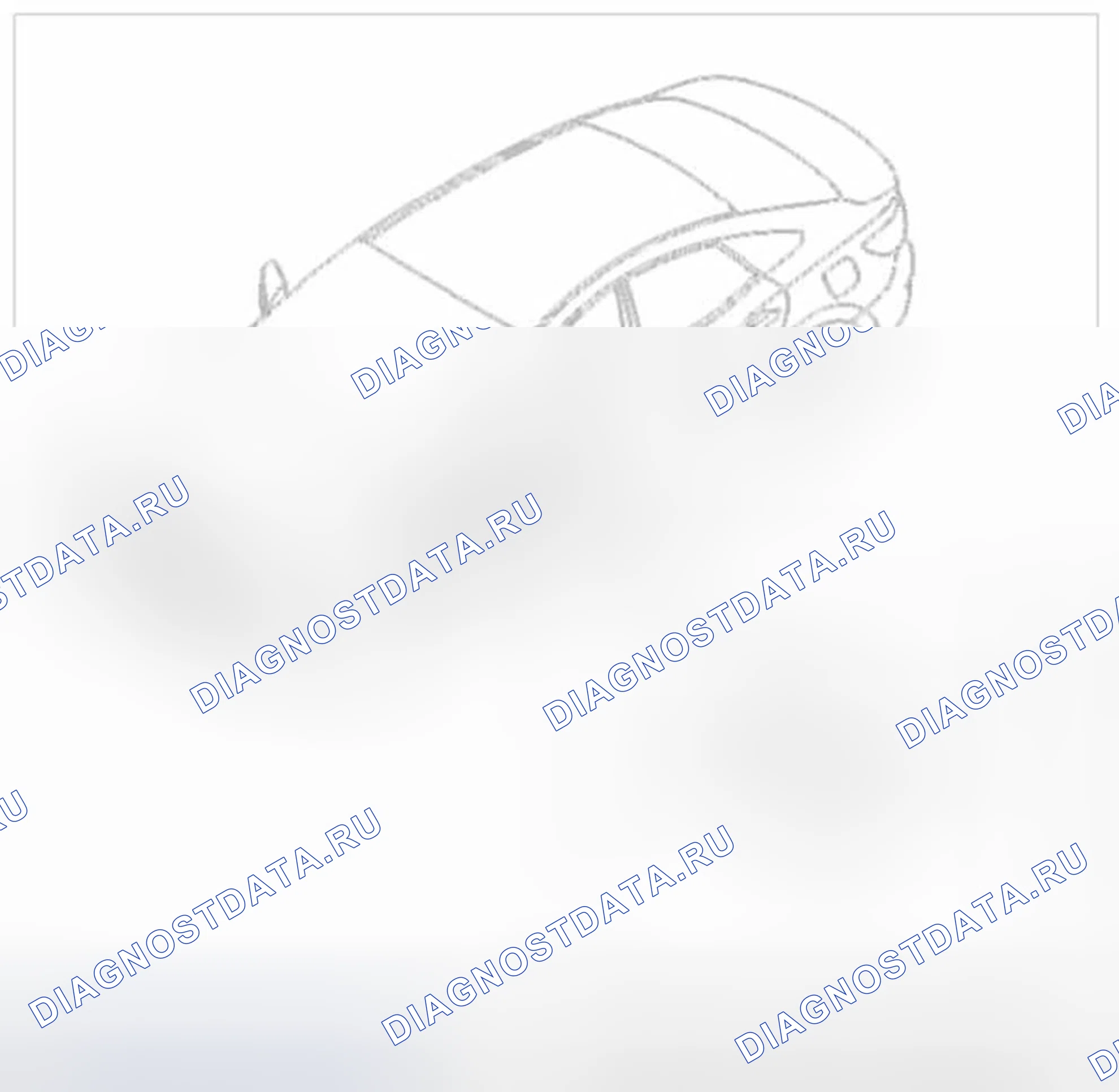 Рис. 54: Расположение компонентов. Hyundai Azera II