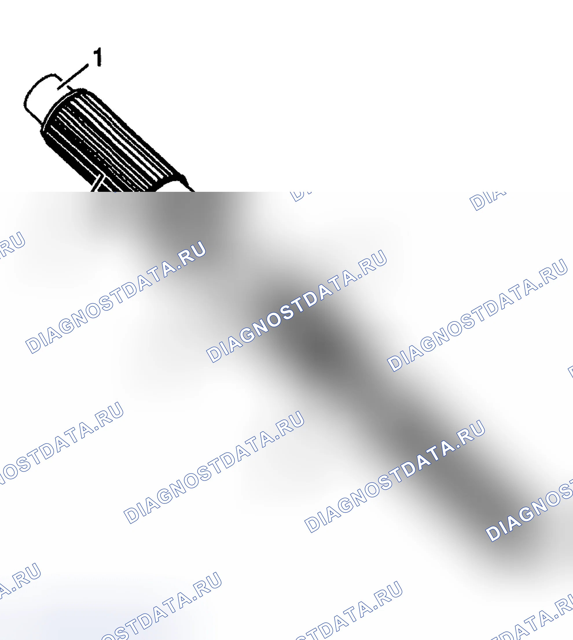 Рис. 351: Задний выходной вал. Chevrolet Silverado 1500 HD 
