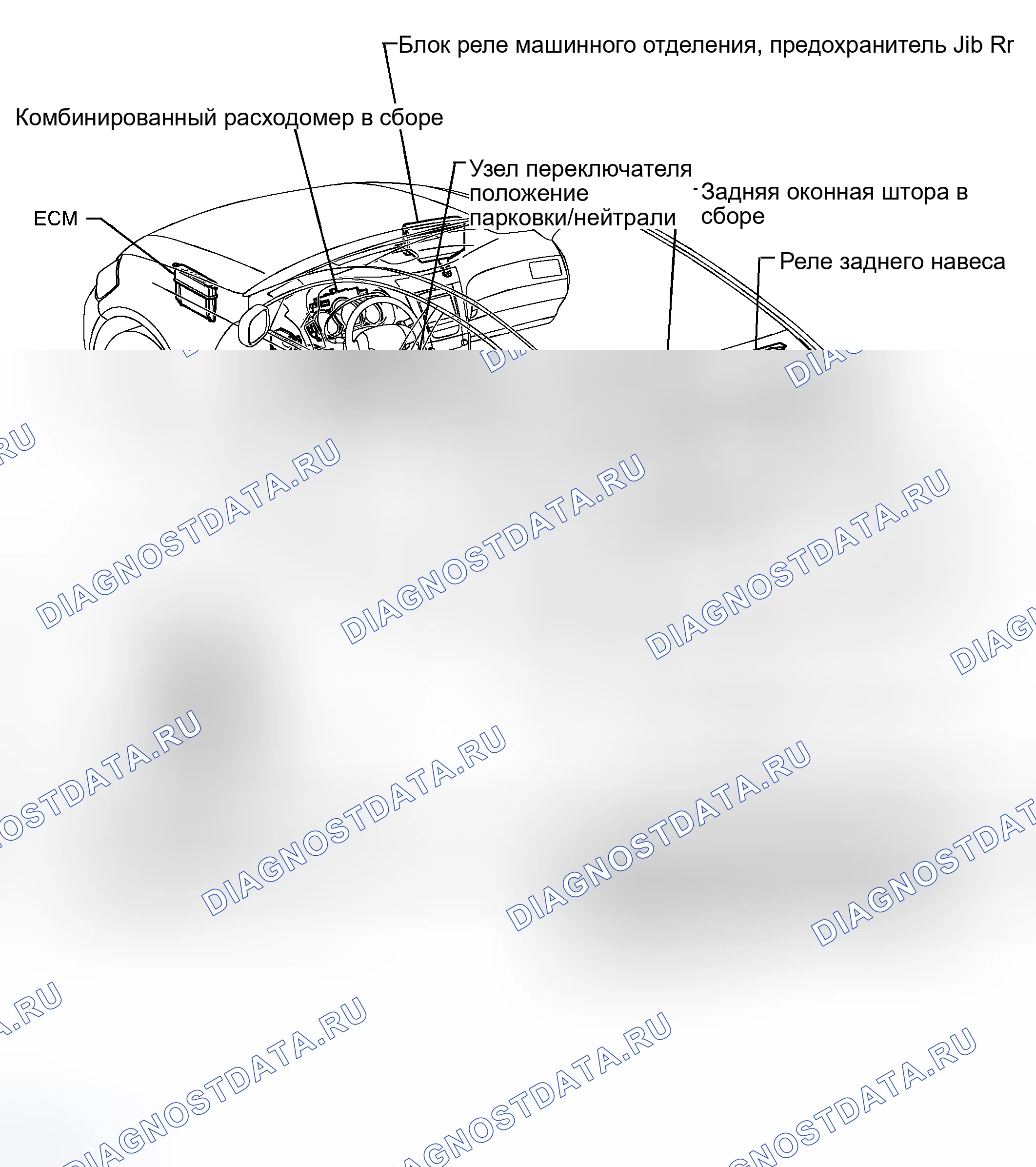 Рис. 193: РАСПОЛОЖЕНИЕ ДЕТАЛЕЙ. Haval H8 I