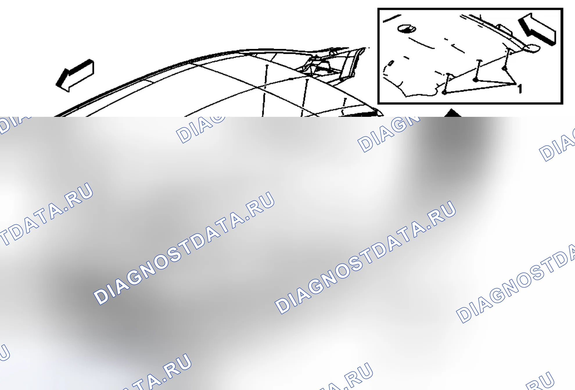 Рис. 47: Замена облицовочной панели (без DE1). Chevrolet Malibu VII