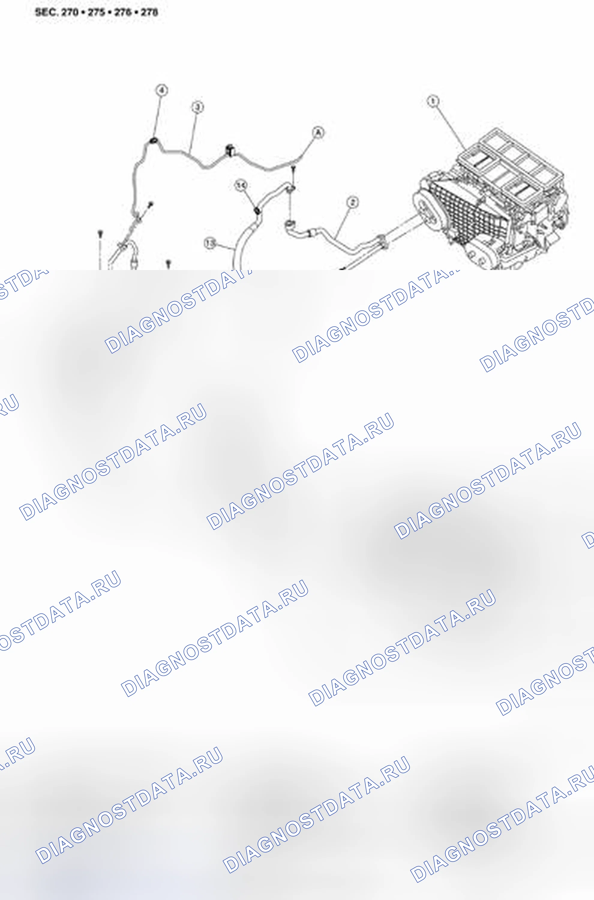 Рис. 124: СОЕДИНЕНИЕ УПЛОТНИТЕЛЬНОГО КОЛЬЦА И ХЛАДАГЕНТА. Nissan Altima L33