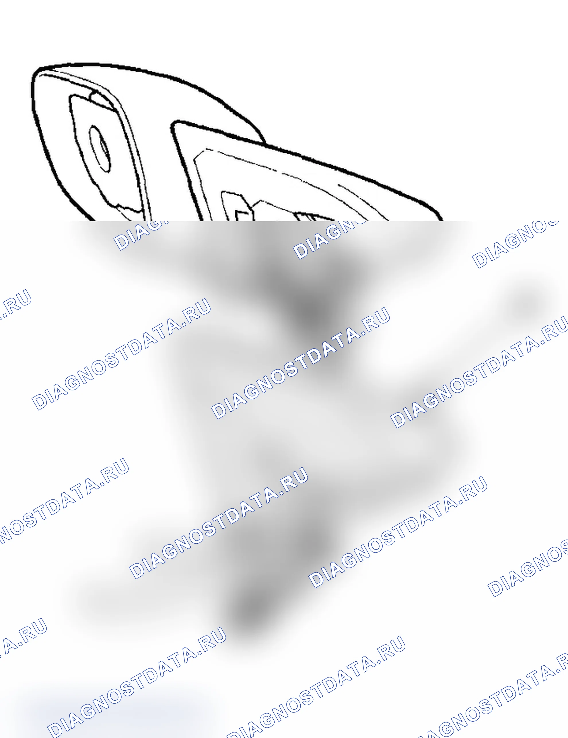 Рис. 15: Замена привода силового зеркала. Acura RSX I