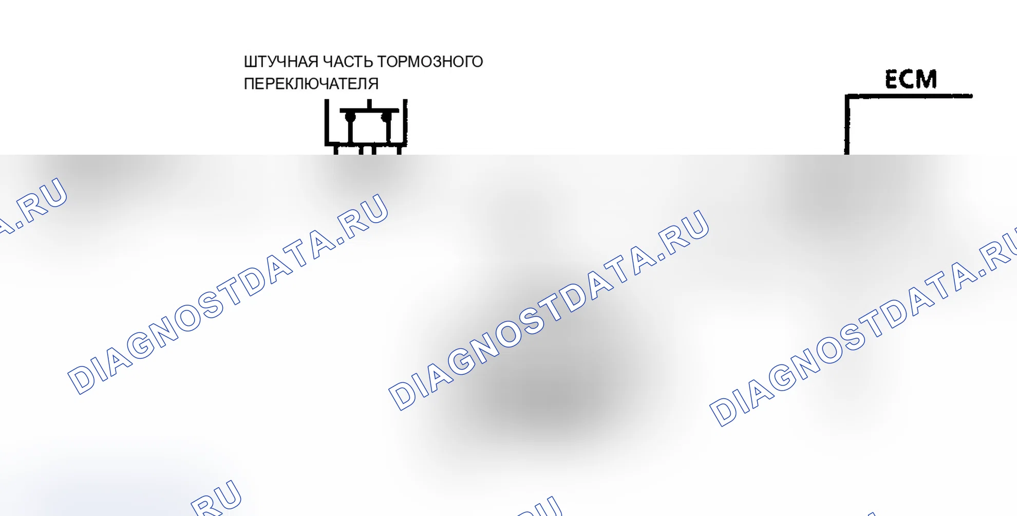 Рис. 61: Код 38: Тормозной переключатель Ckt Diag. Buick Electra Park Avenue Ultra 